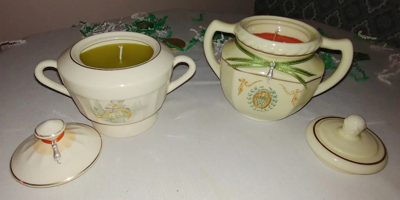 Scented Sugar Bowl Candles $20/ea