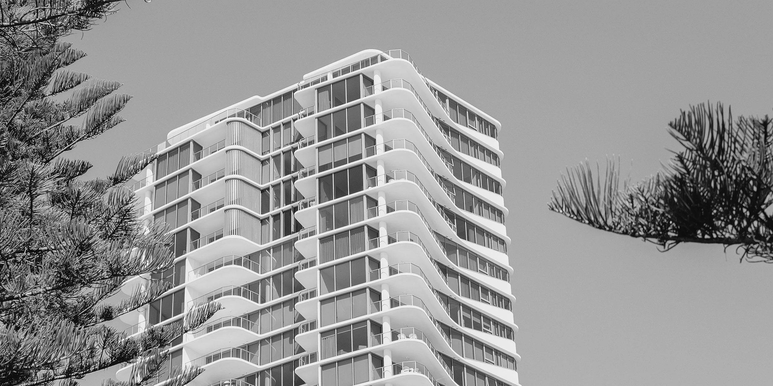 An apartment building on the Gold Coast