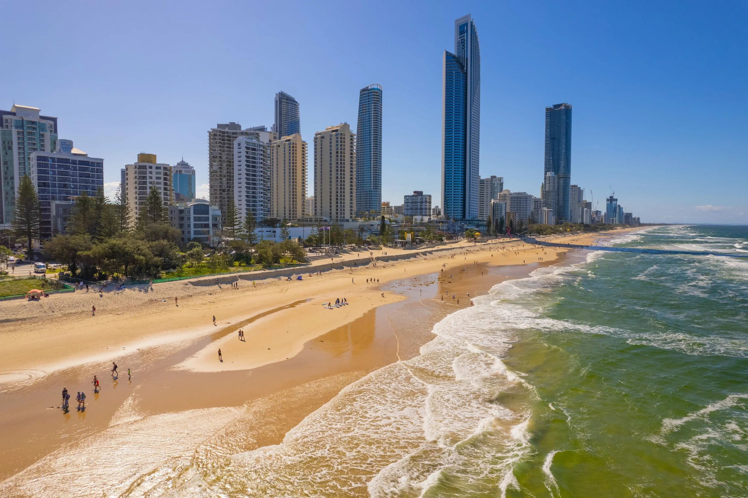 Surfers Paradise beach Gold Coast