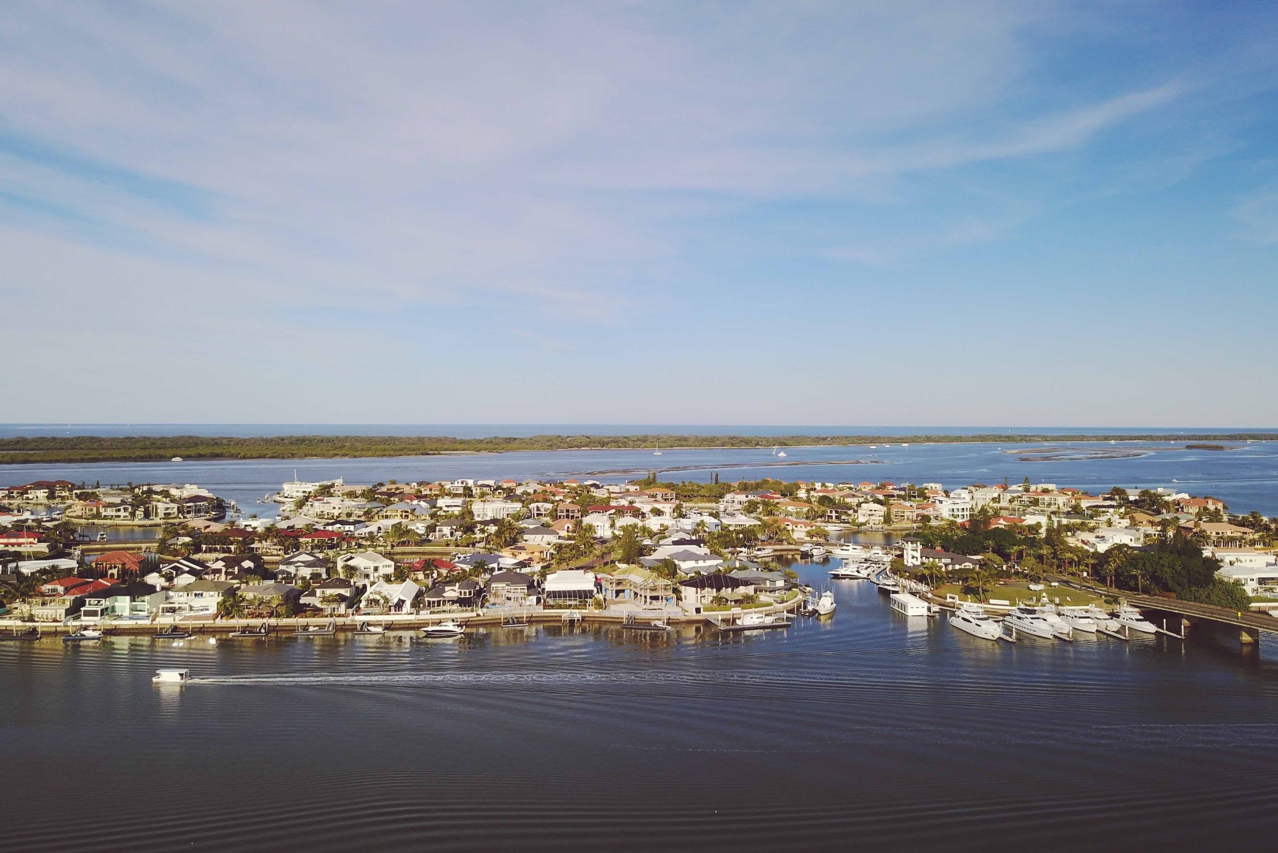 Paradise Point drone photo