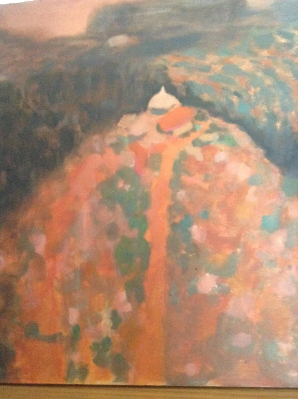 'High Temple' (oil on board 50cm square)