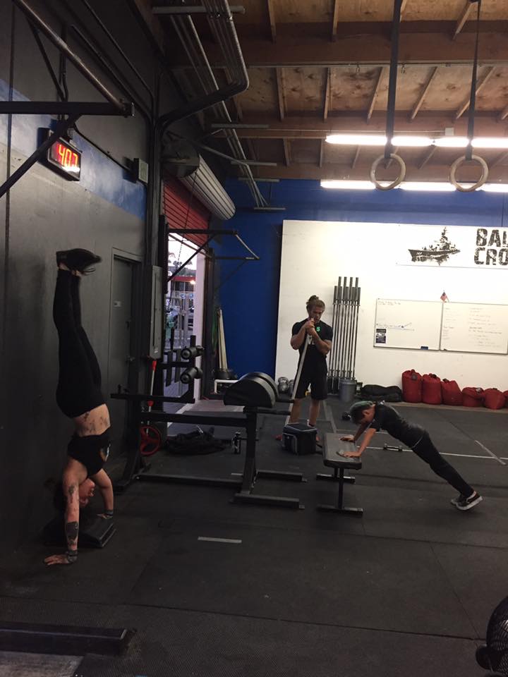 Christine being the badass mom that she is, setting the example for her son Ian. Proud of you!
