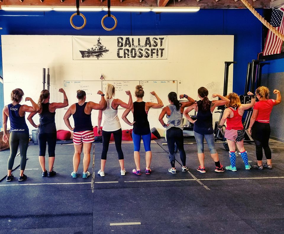 Some ladies of Ballast showing off their gains. 