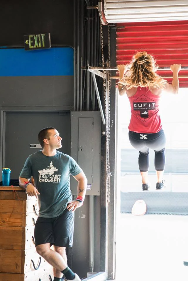 When bae is admiring them gains. Athletes Jordan and Amanda Urie.