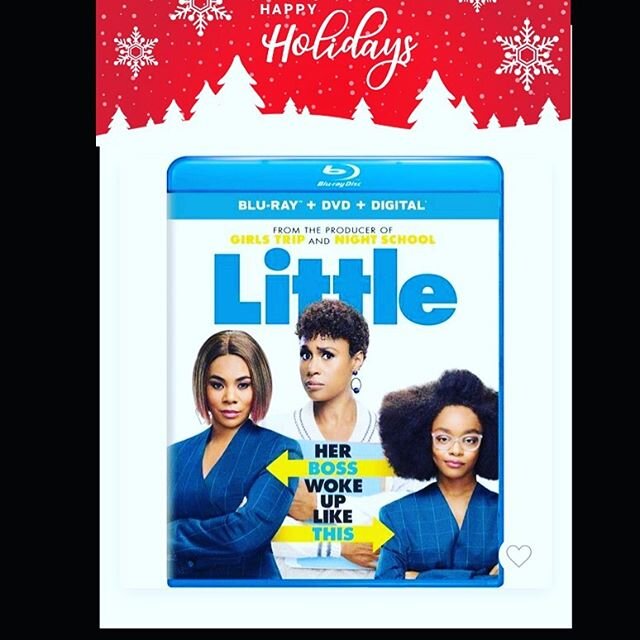 List minute gift idea? Got ya covered! Get @littlethemovie on DVD/Blu-ray! Happy Holidays! 🎁 🎁
🎁
@universalpictures @issarae @marsaimartin @morereginahall @iamtinagordon @willpowerpacker #hollywood #hawesomeness #comedy #actor #losangeles #family 