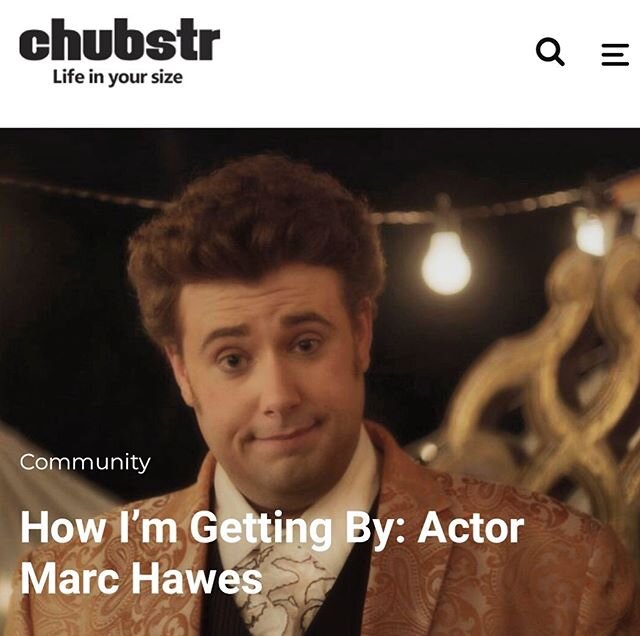 Hey guys, check out @chubstr &ldquo;How I&rsquo;m getting by&rdquo;, a new limited series on inspiring people managing in a Covid-19 world! - This particular entry&rsquo;s about yours truly! 🙌🏻🙌🏻🙌🏻Thanks @chubstr for the write up. 🎬🎭
#hawesom