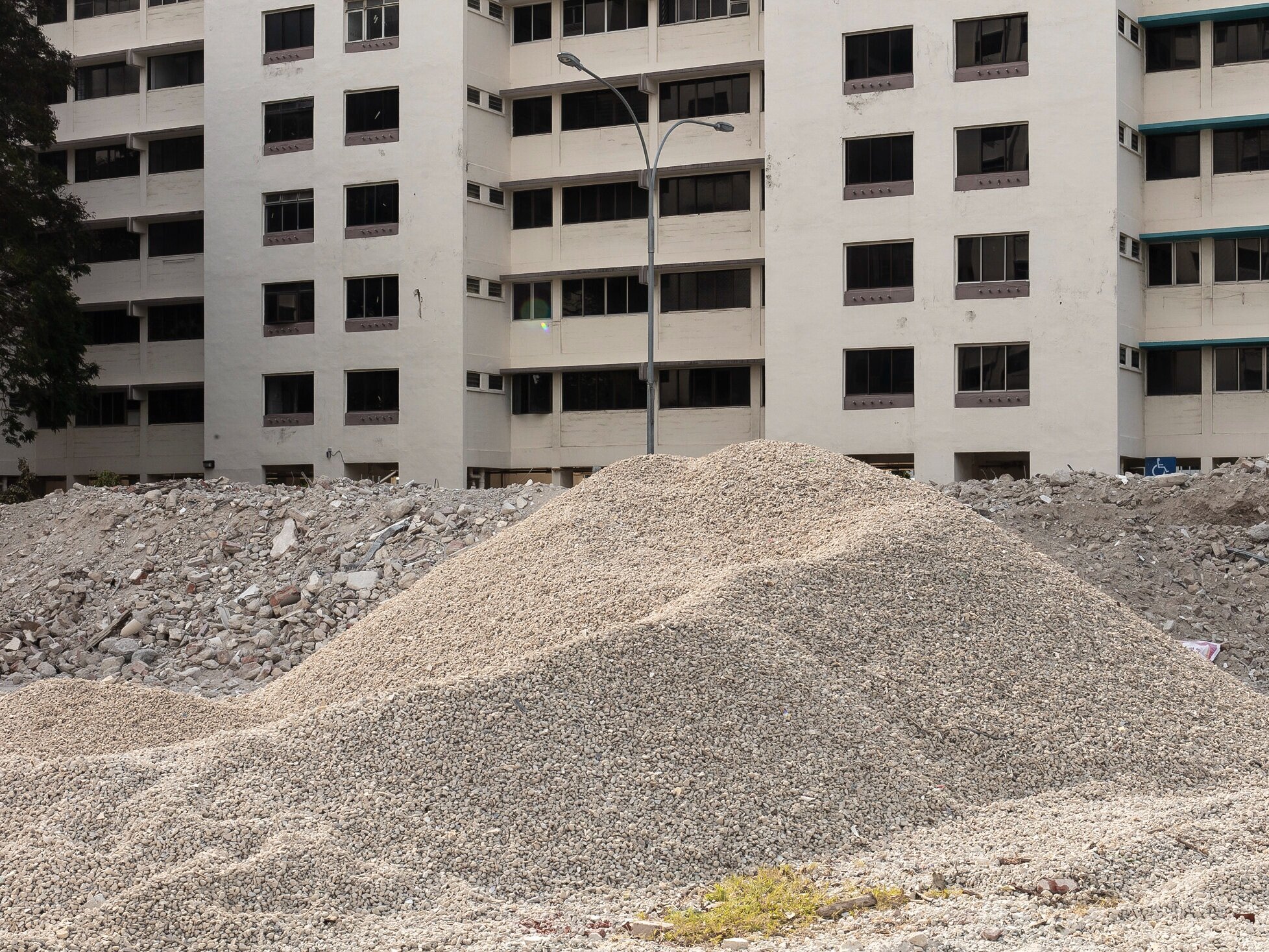  Demolition, public housing estate 