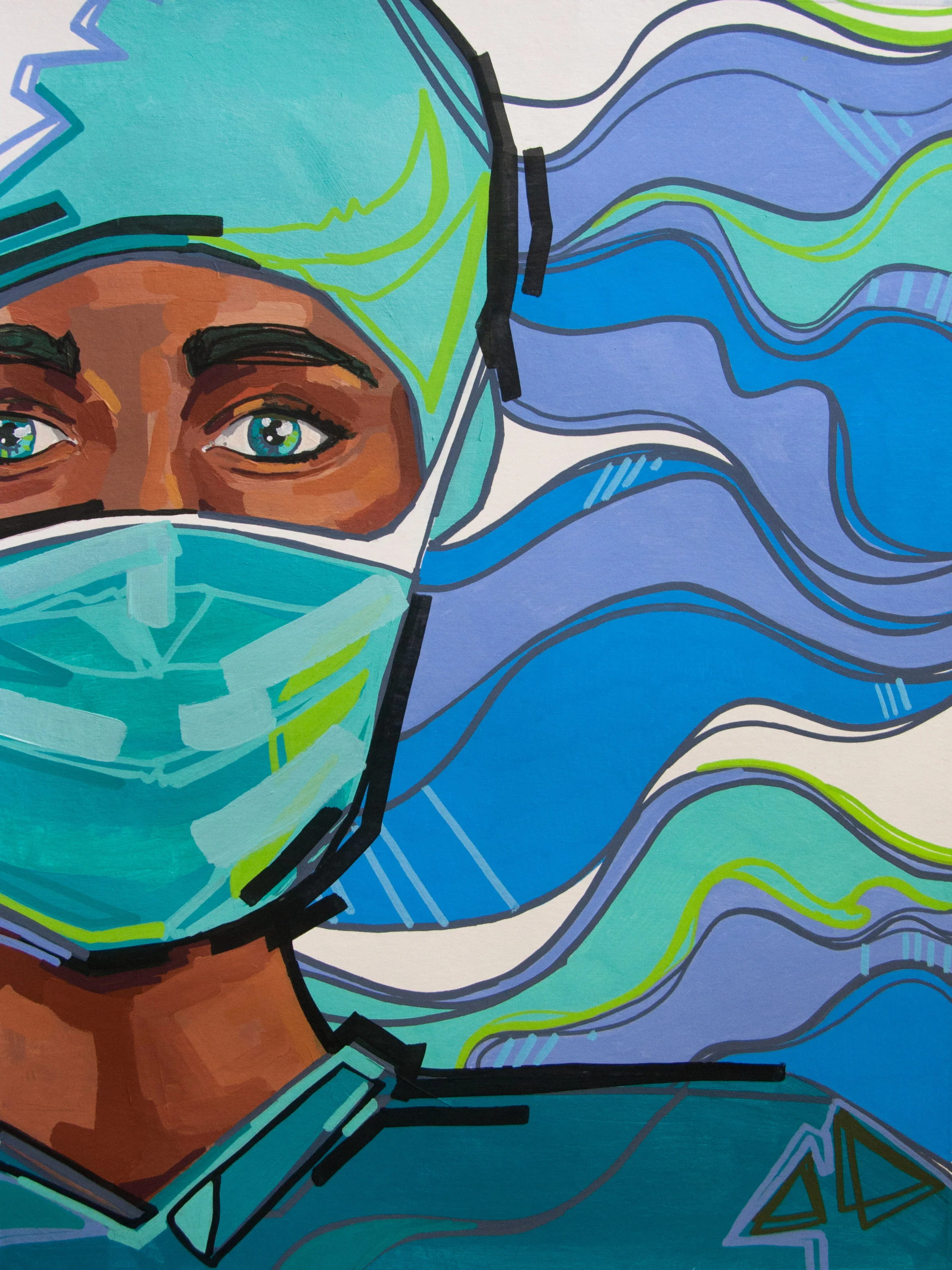 Illustration for article “Women in Surgery: A Rising Tide” Ignite Magazine, Fall 2018 Issue view Publication here: https://issuu.com/neomed/docs/ignite_fall_pub18_spreads/4