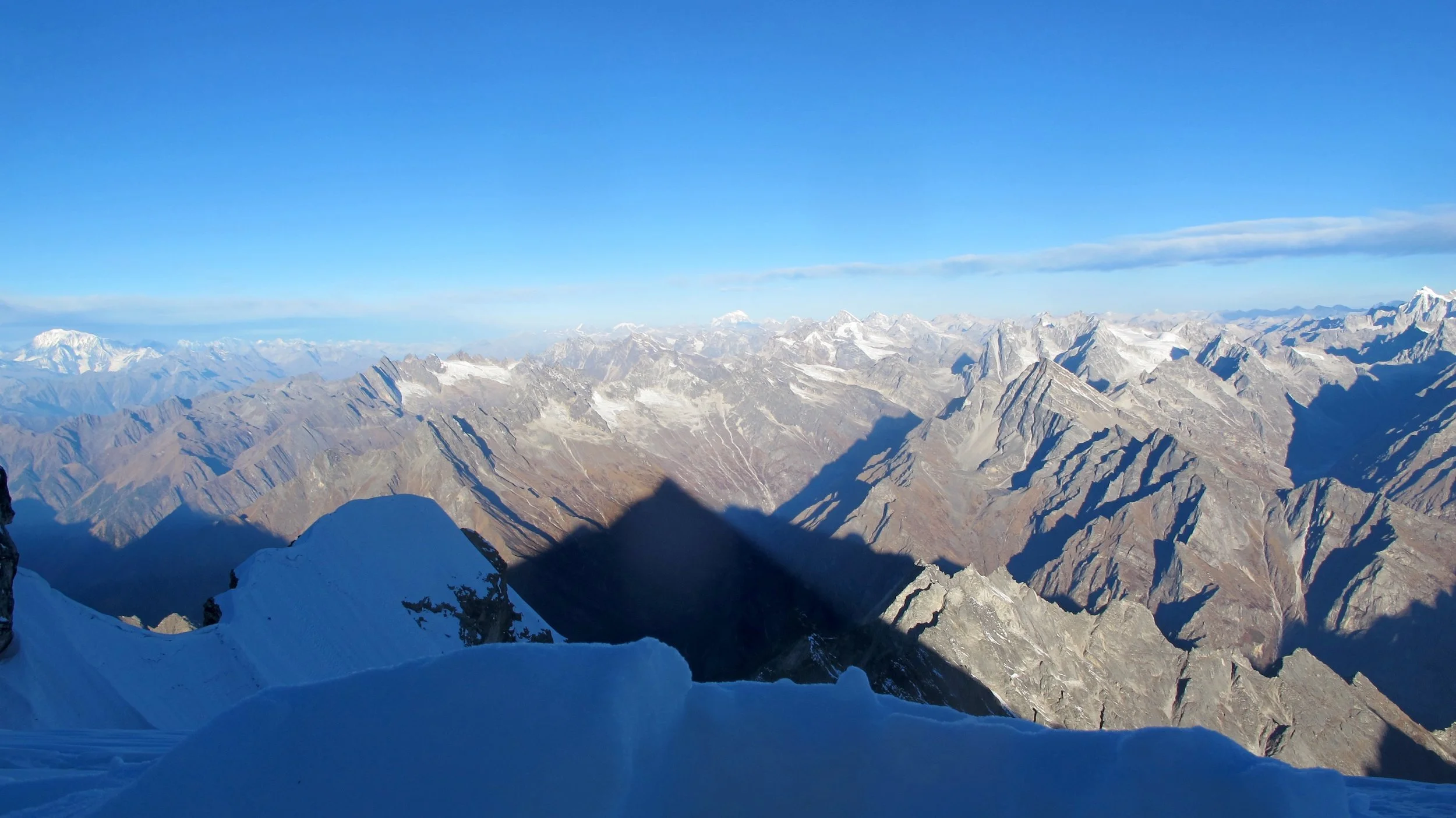 Mountain Shadow from 19, 700 ft