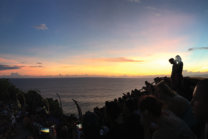 Sunrise over the Kecak Dance