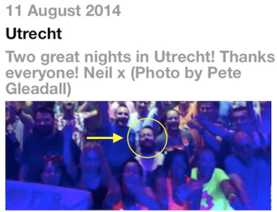 Pet Shop Boys posted Pete Gleadall’s photo from Utrecht.