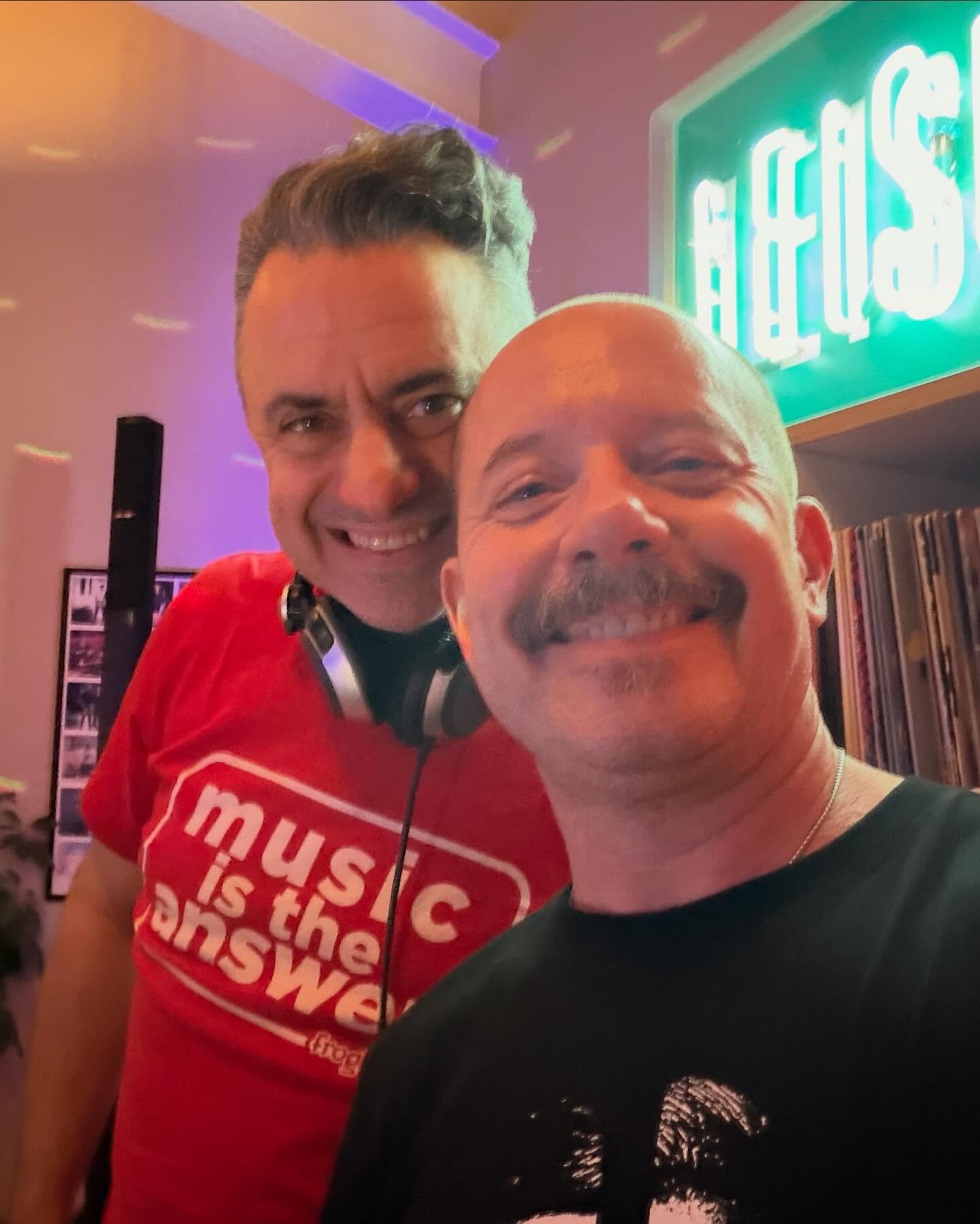 What an amazing weekend with my lifelong friend David (@frogberg). He flew over to London so we could go &ldquo;way out west&rdquo; to Bristol to see two of our fave DJs of all time, @djnickwarren and @jodywisternoff &mdash; also known collectively a