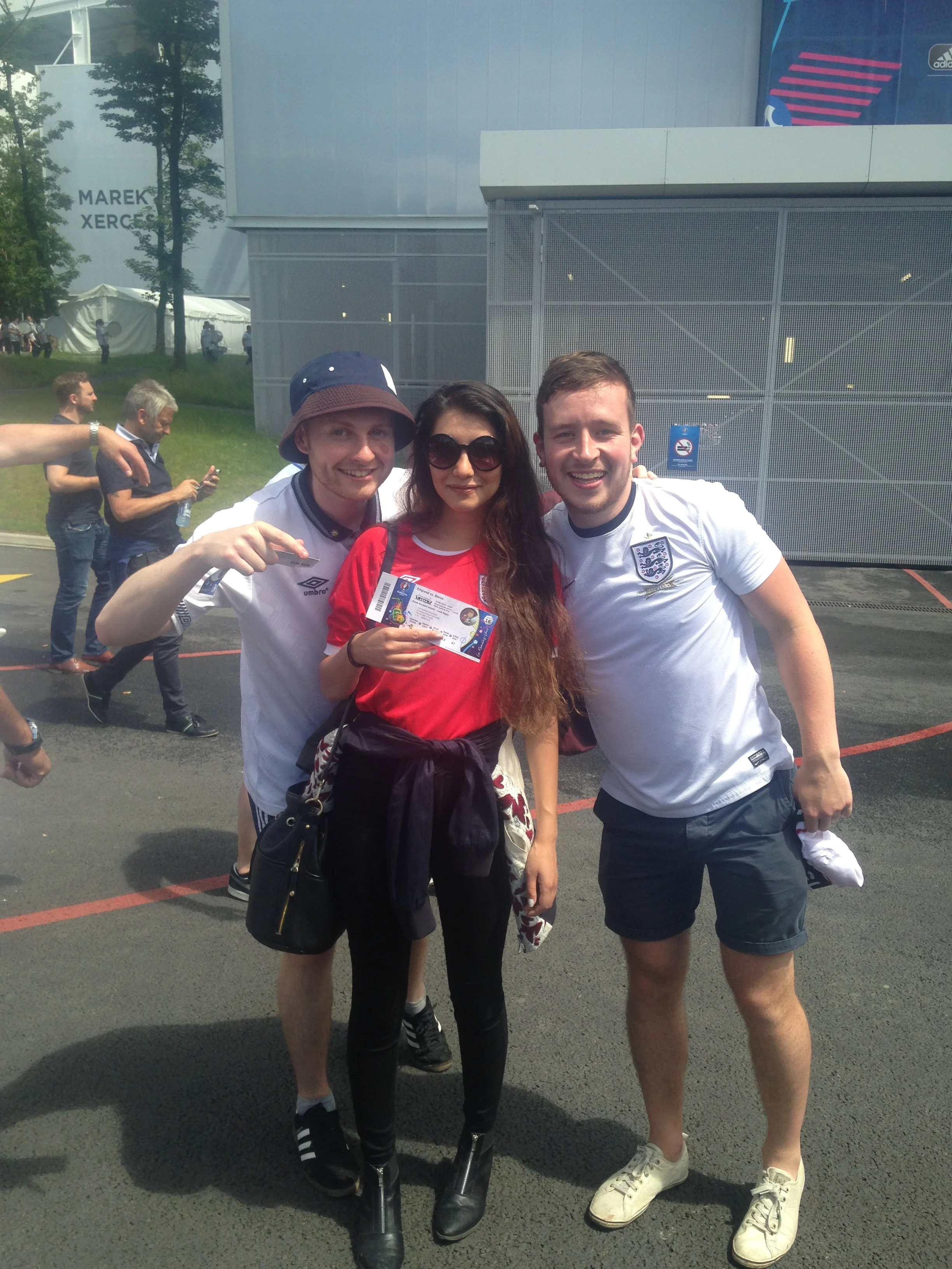 Anoushka Probyn: Fashion Blogger and England Fan at Euro 2016