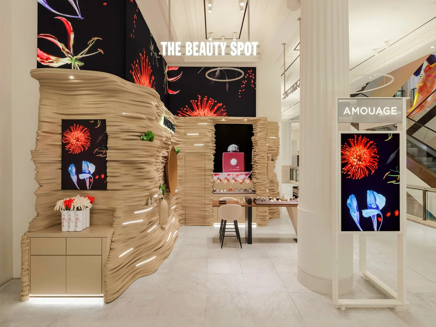 Amouage Love Hibiscus Selfridges Popup