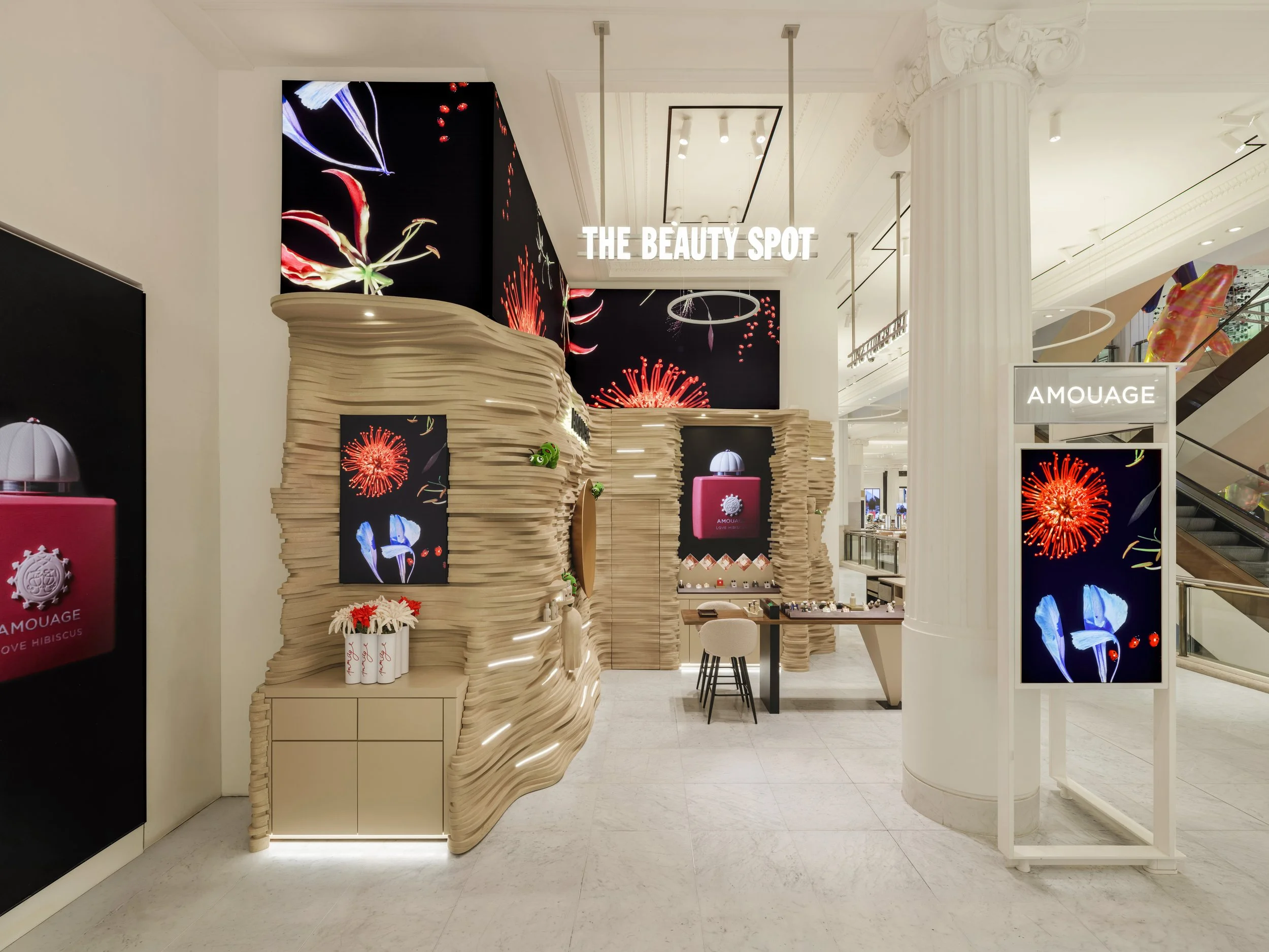 Amouage Love Hibiscus Selfridges Popup