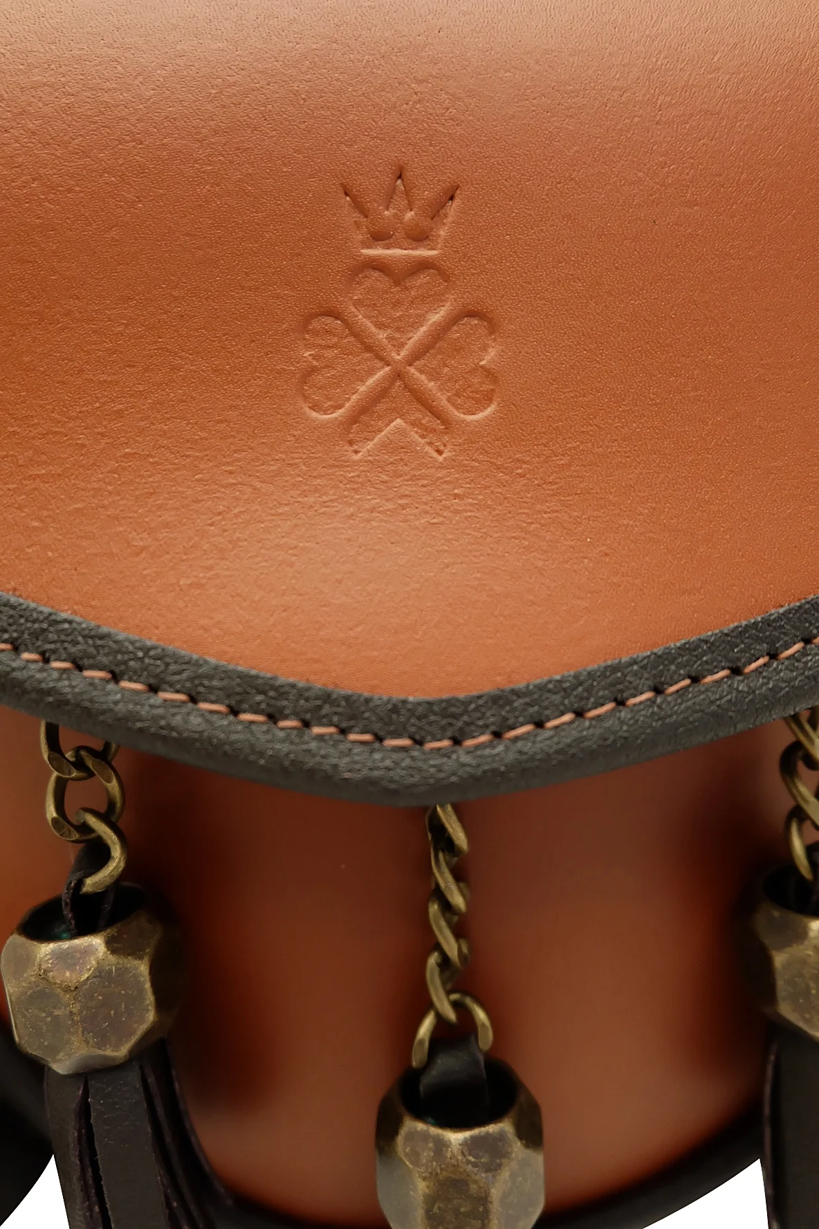 The 1834 Chestnut Tan Leather Sporran Bag