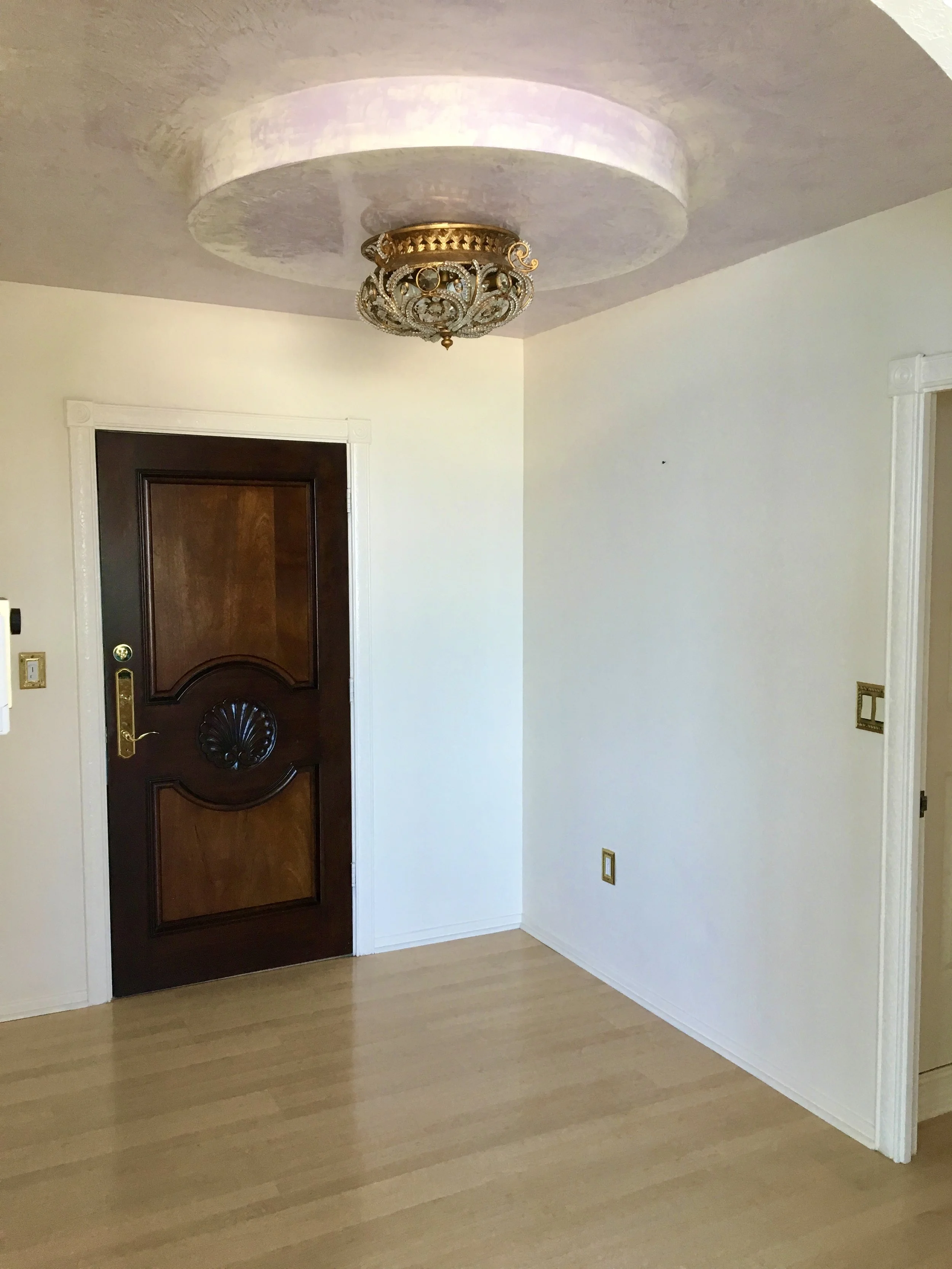 presentation board of a coastal tropical style vacation home in Key Largo