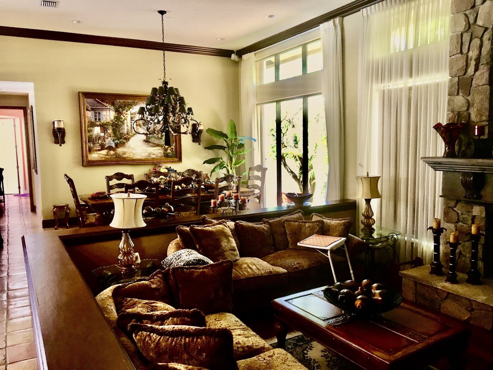before of Mediterranean great room