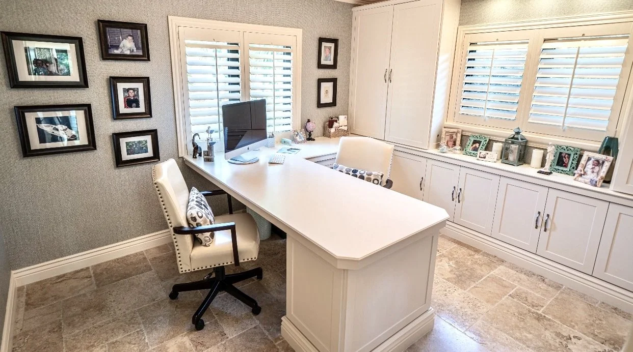 best interior designer award for custom home office in Fort Lauderdale