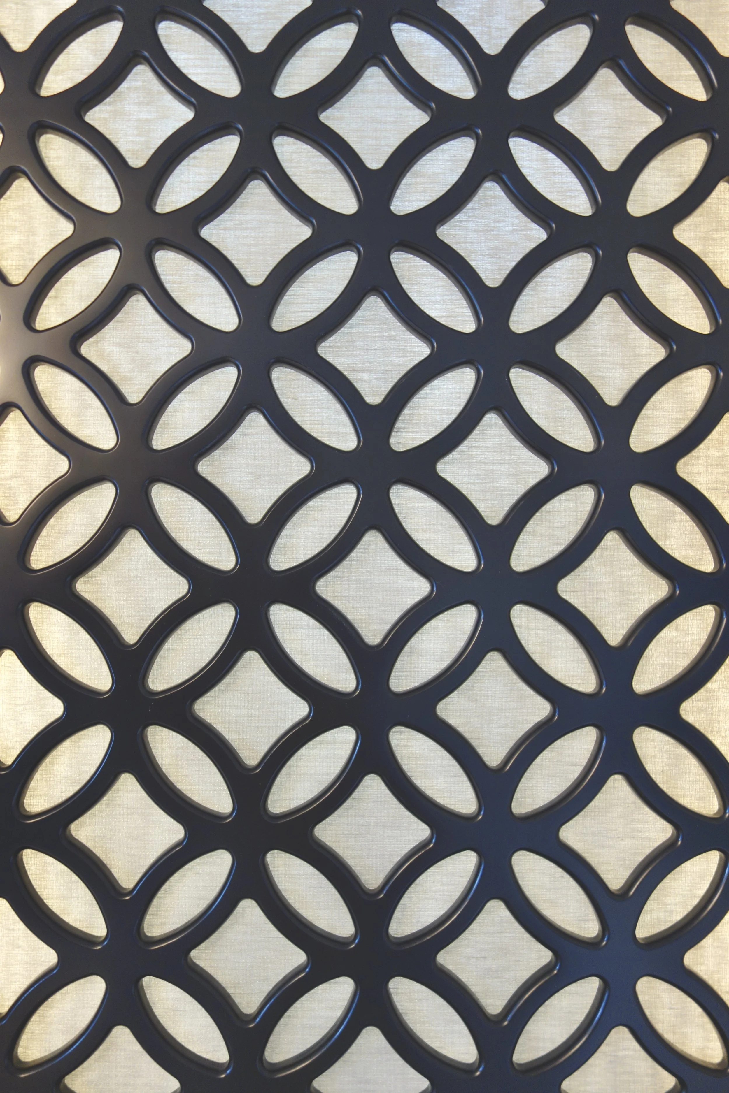 modern custom window panel with LED lights in South Florida