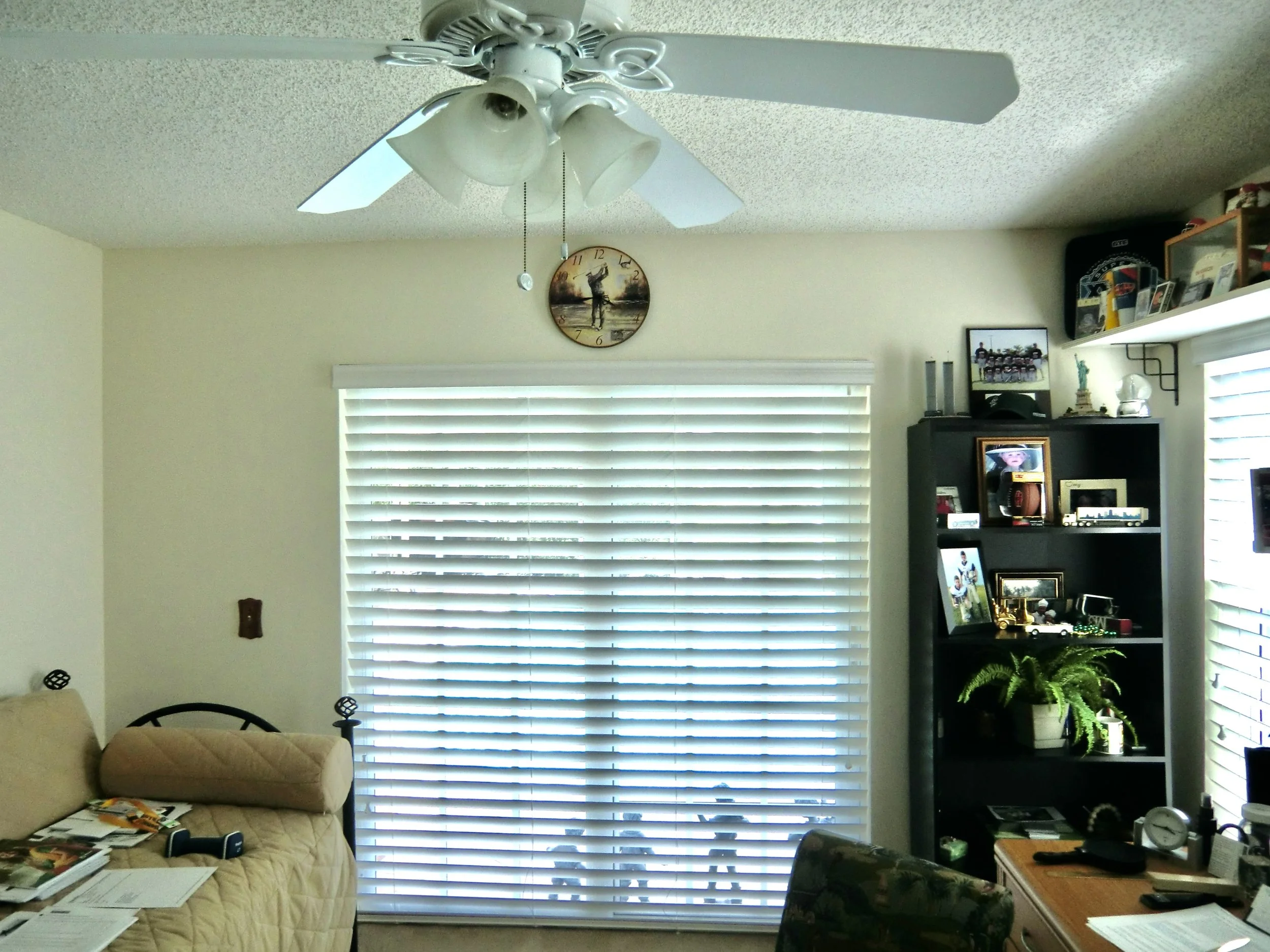 before and after of design build home office in Delray Beach