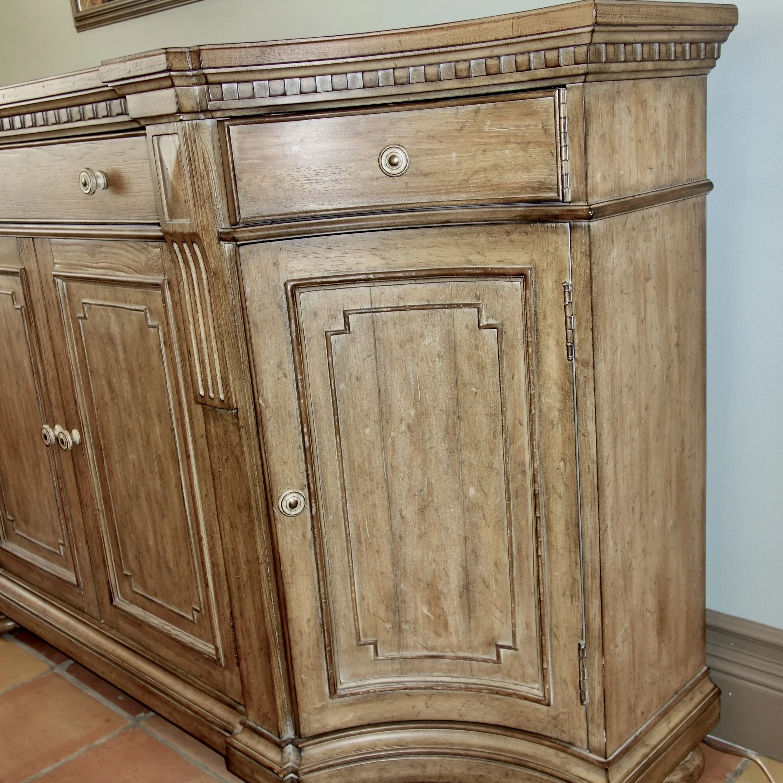 traditional custom made cabinets for living room in Palm Beach