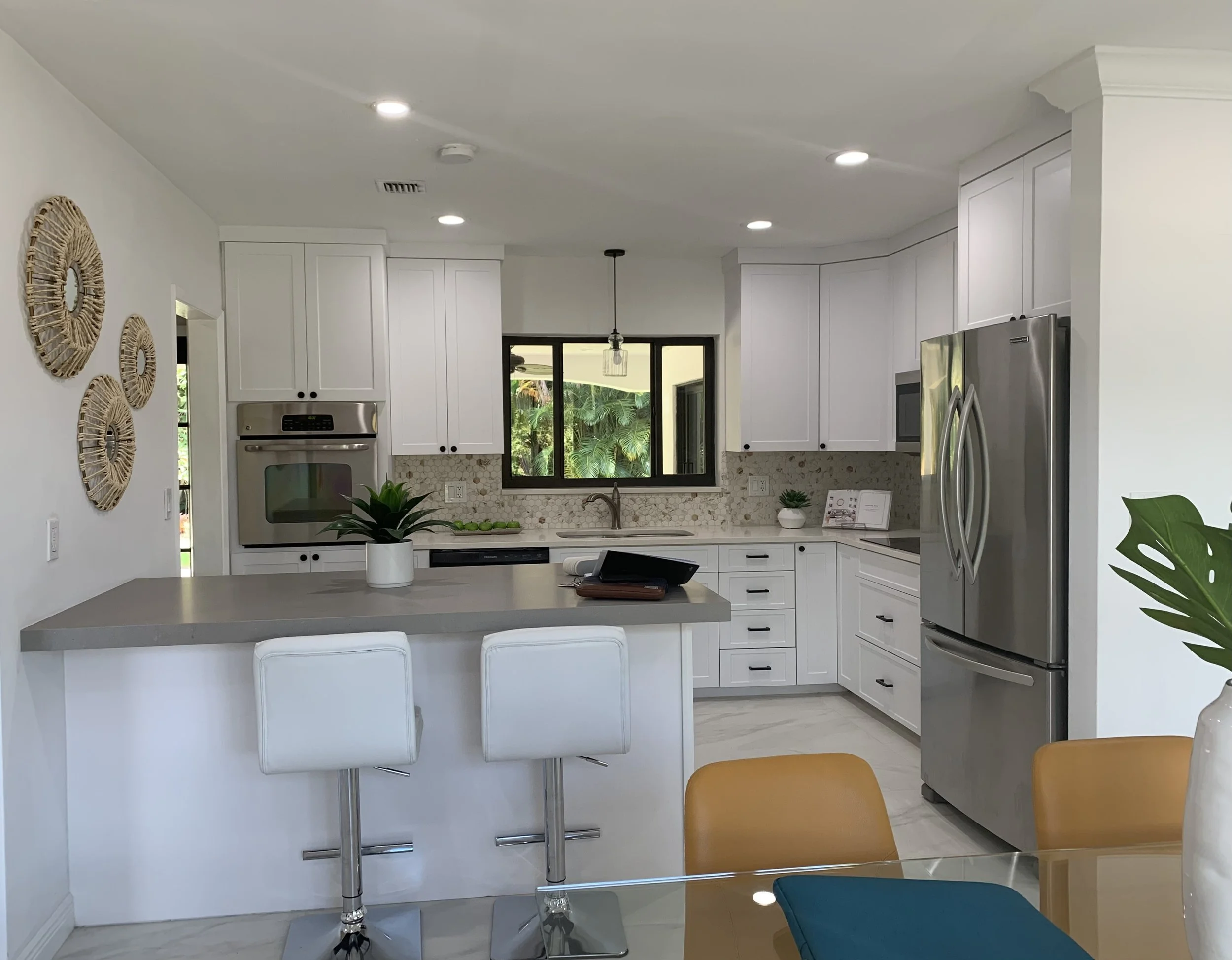 Mid Century modern kitchen remodel in Fort Lauderdale