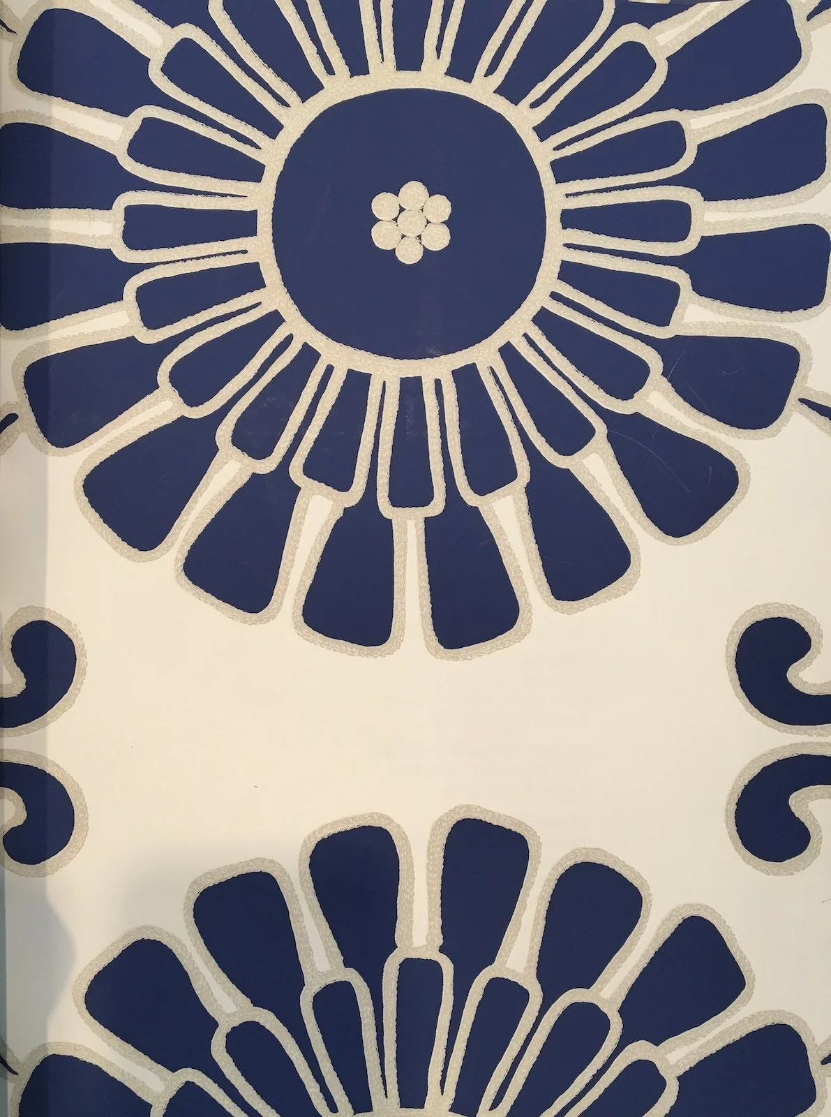 Blue and white Batik fabric for beading and drapery in Fort Lauderdale