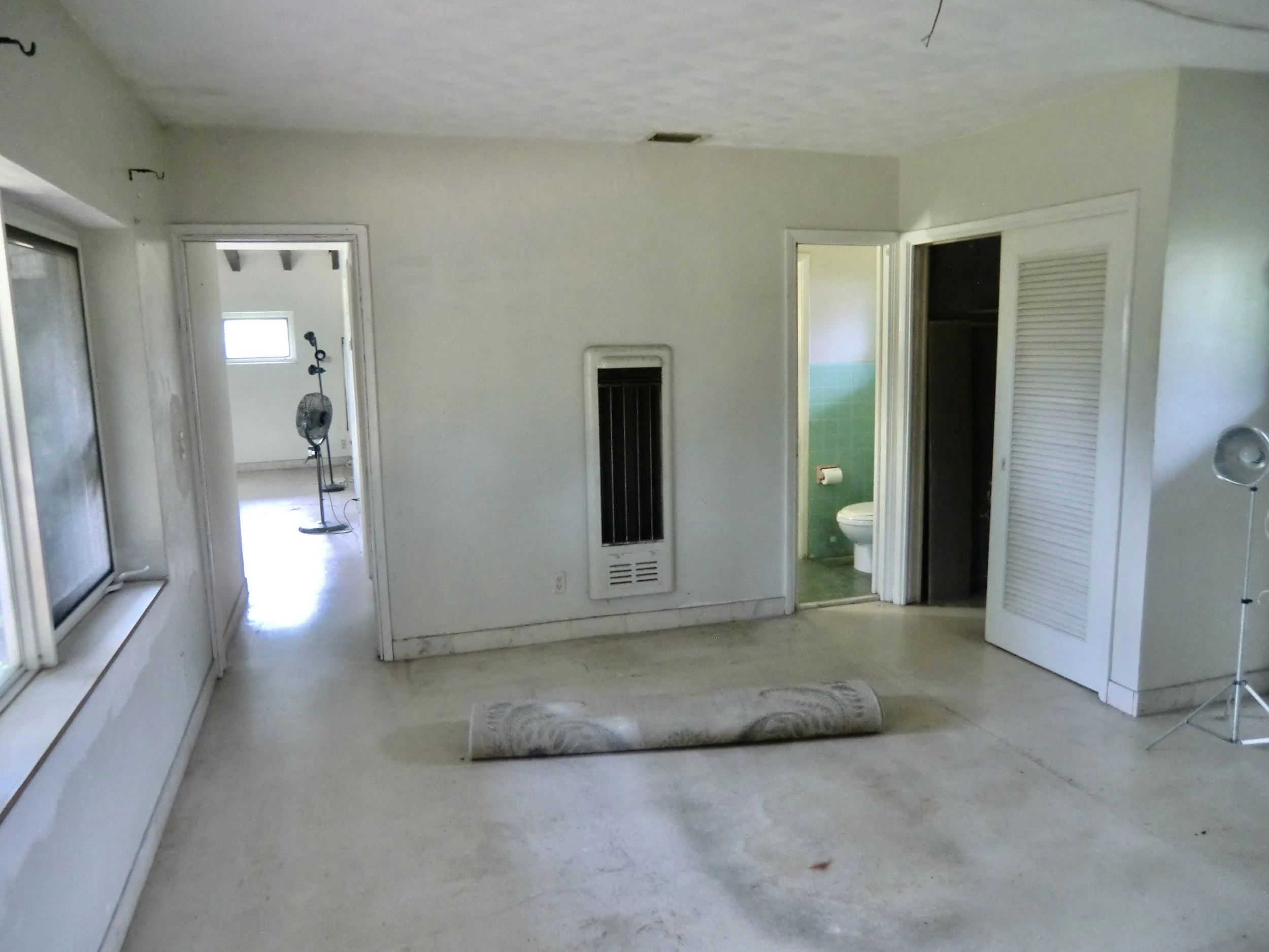Mediterranean media room before home remodeling in Fort Lauderdale