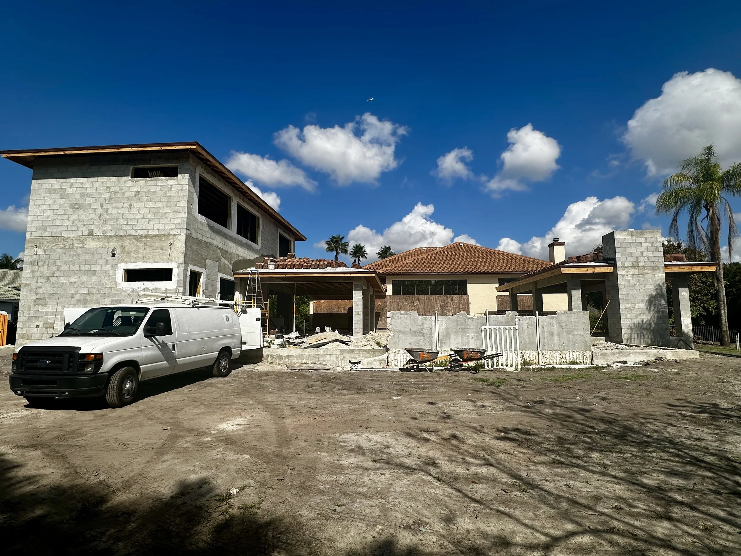 general contractors building a mediterranean style home