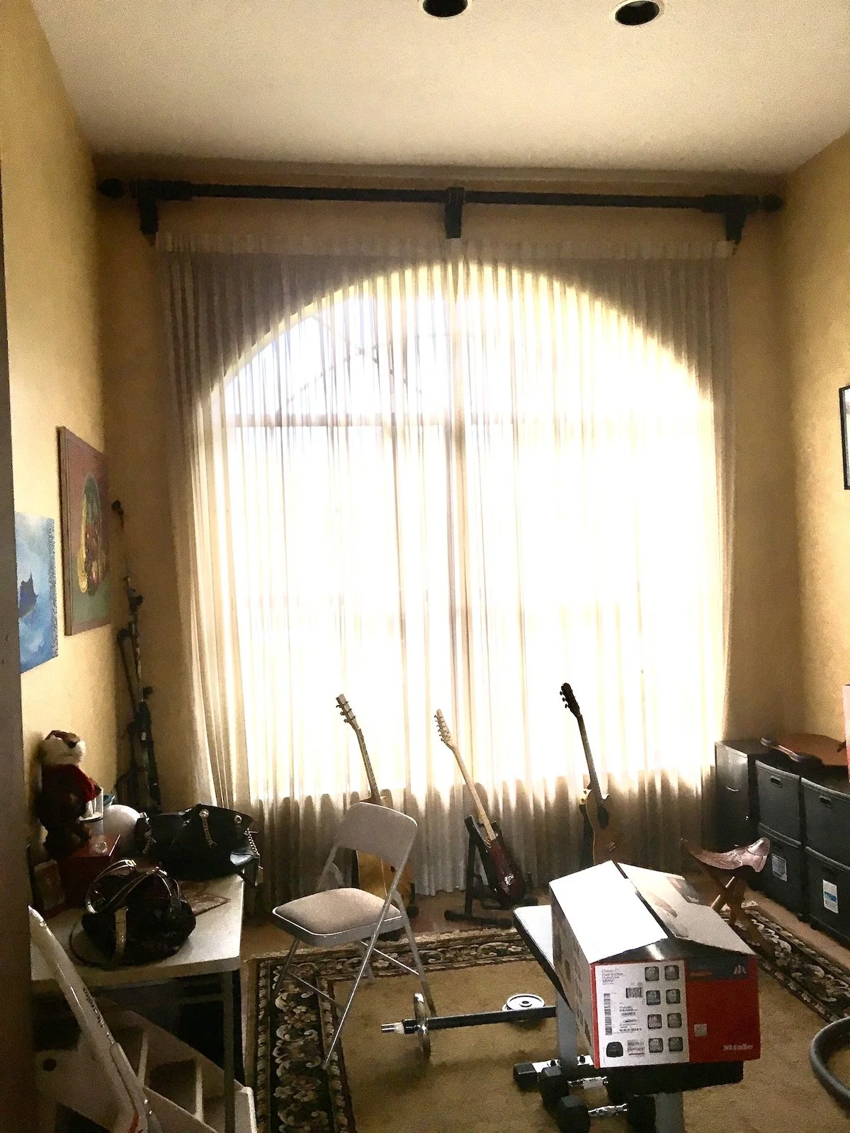 before home remodel of home office