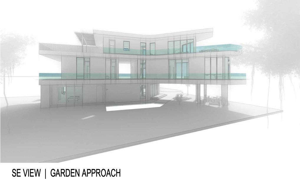 Architectural design of custom home in Fort Lauderdale