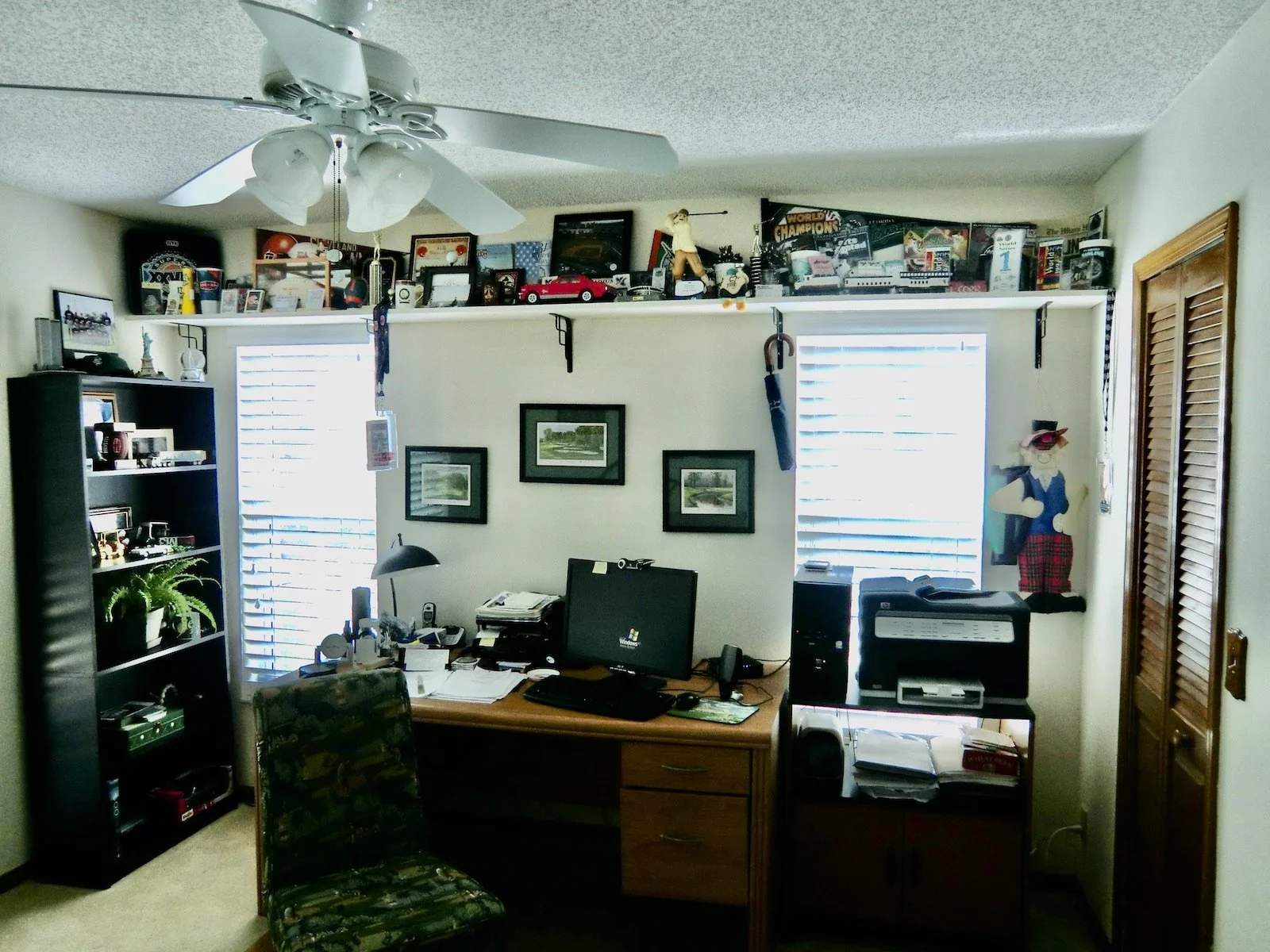 before picture of home office in Delray Beach
