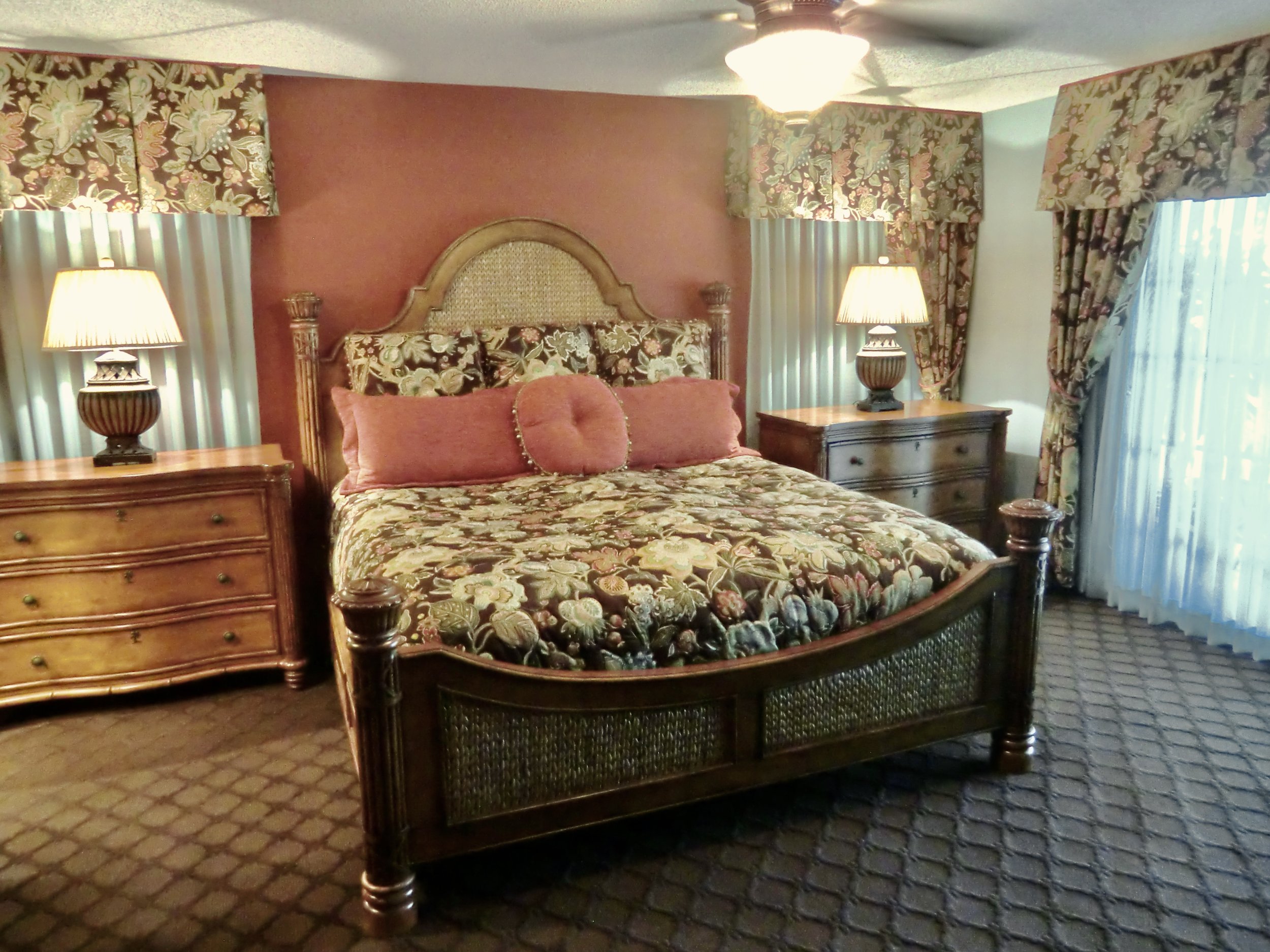 Coastal bedroom with Tommy Bahamas bedroom furniture in Delray Beach