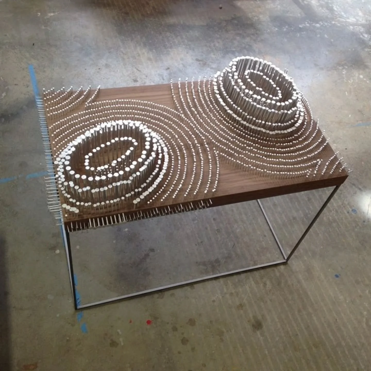 This is how a Sandback table looks like before the nails are trimmed!
Scroll to see a final result 😍
Shop the look: Nail Table No. 37
@petersandback @dallasmarketdesign #VisualFluidity #PeterSandback #EshopLaunch #CustomFurniture #ShopTheCollectio