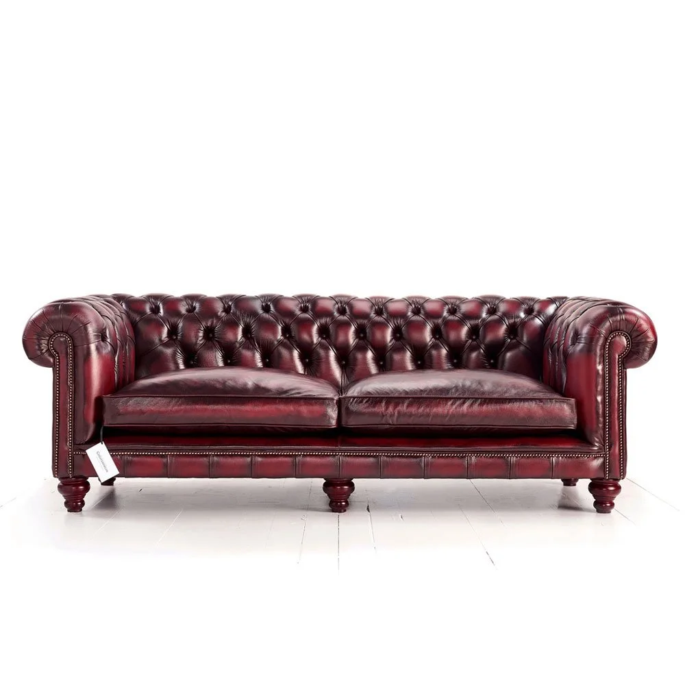 Manhattan 3 in  Antique Red leather