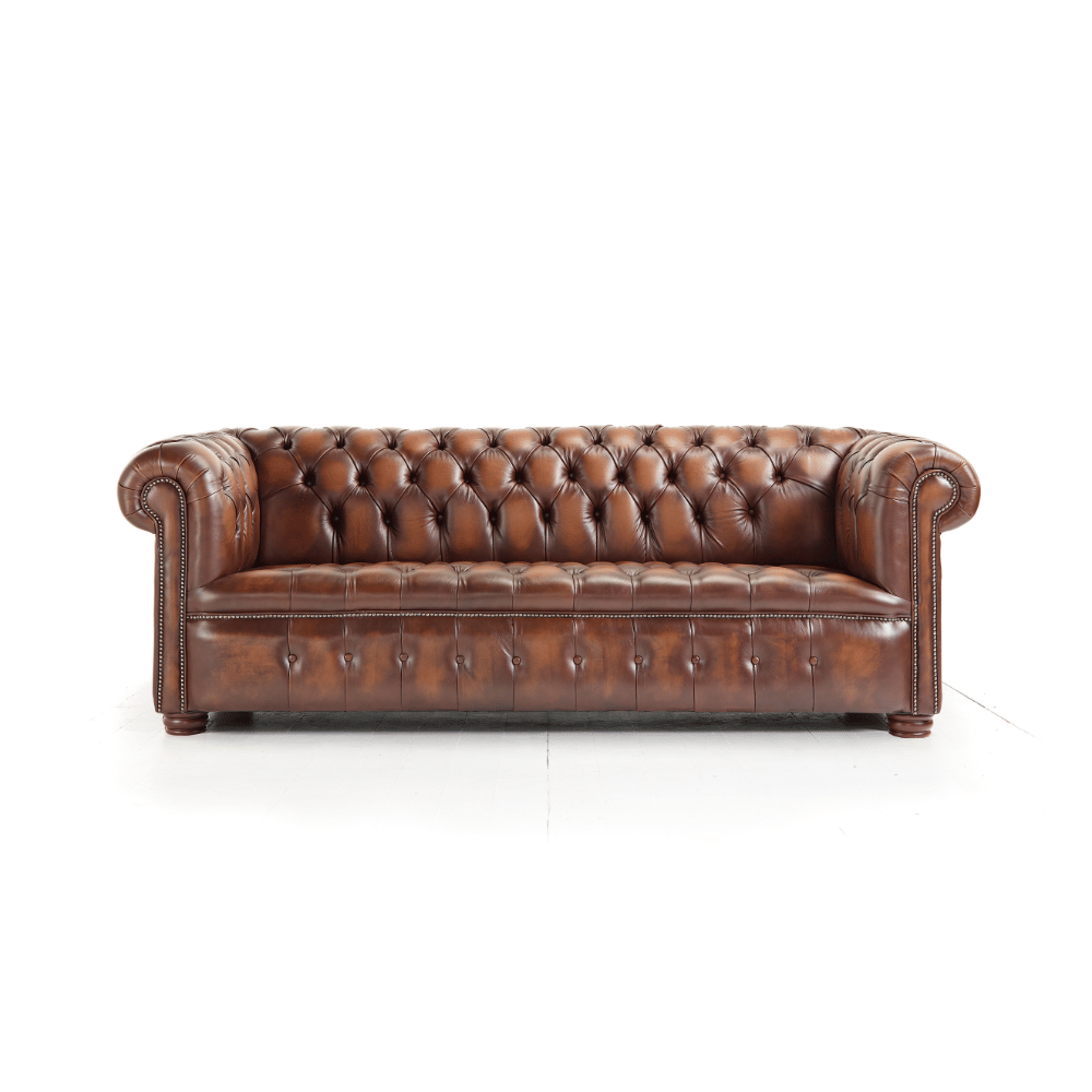 West Hampton 3 in  Antique Autumn Tan leather