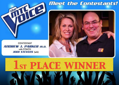 Coach to first place winner of 1st Annual MTC’s THE VOICE COMPETITION