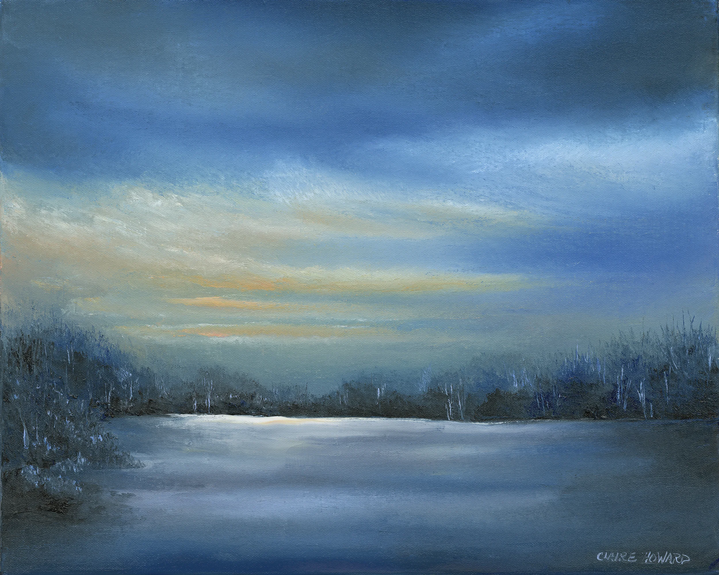 Winter Twilight, Oil 20x24
