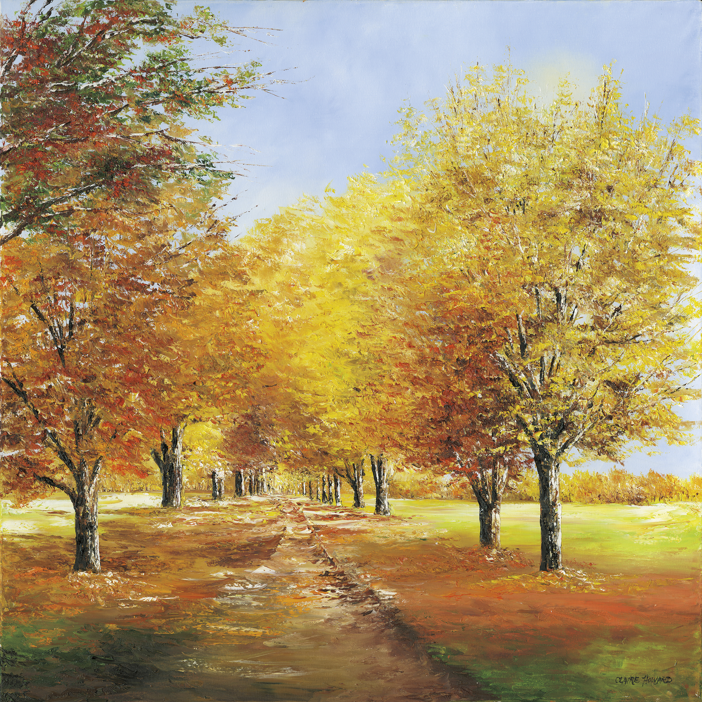 Walk With Me, Oil 36x36