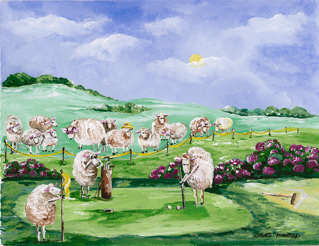 I Can't Even Look, Acrylic 8x10