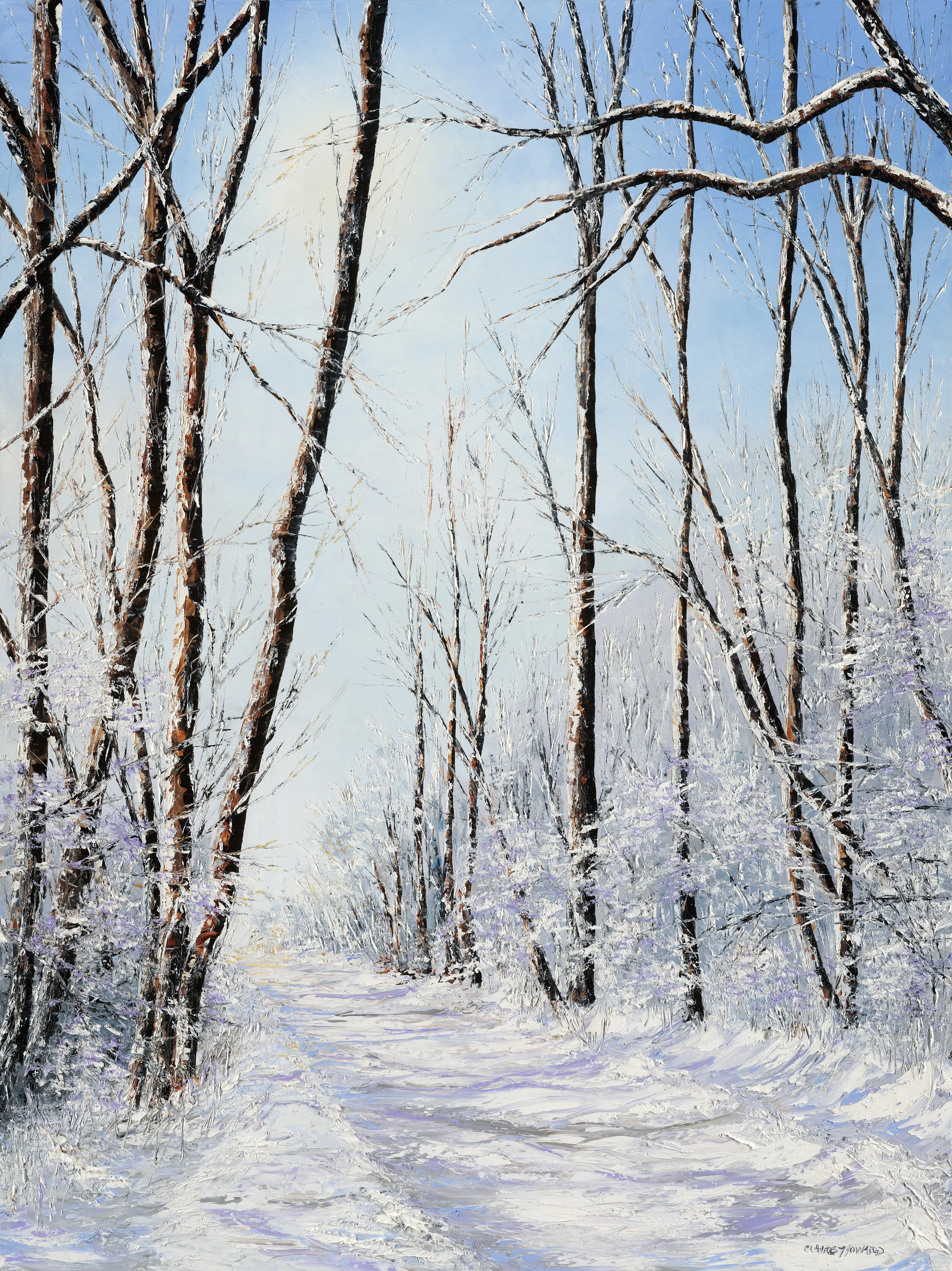 Morning Snowfall, Oil 36x48