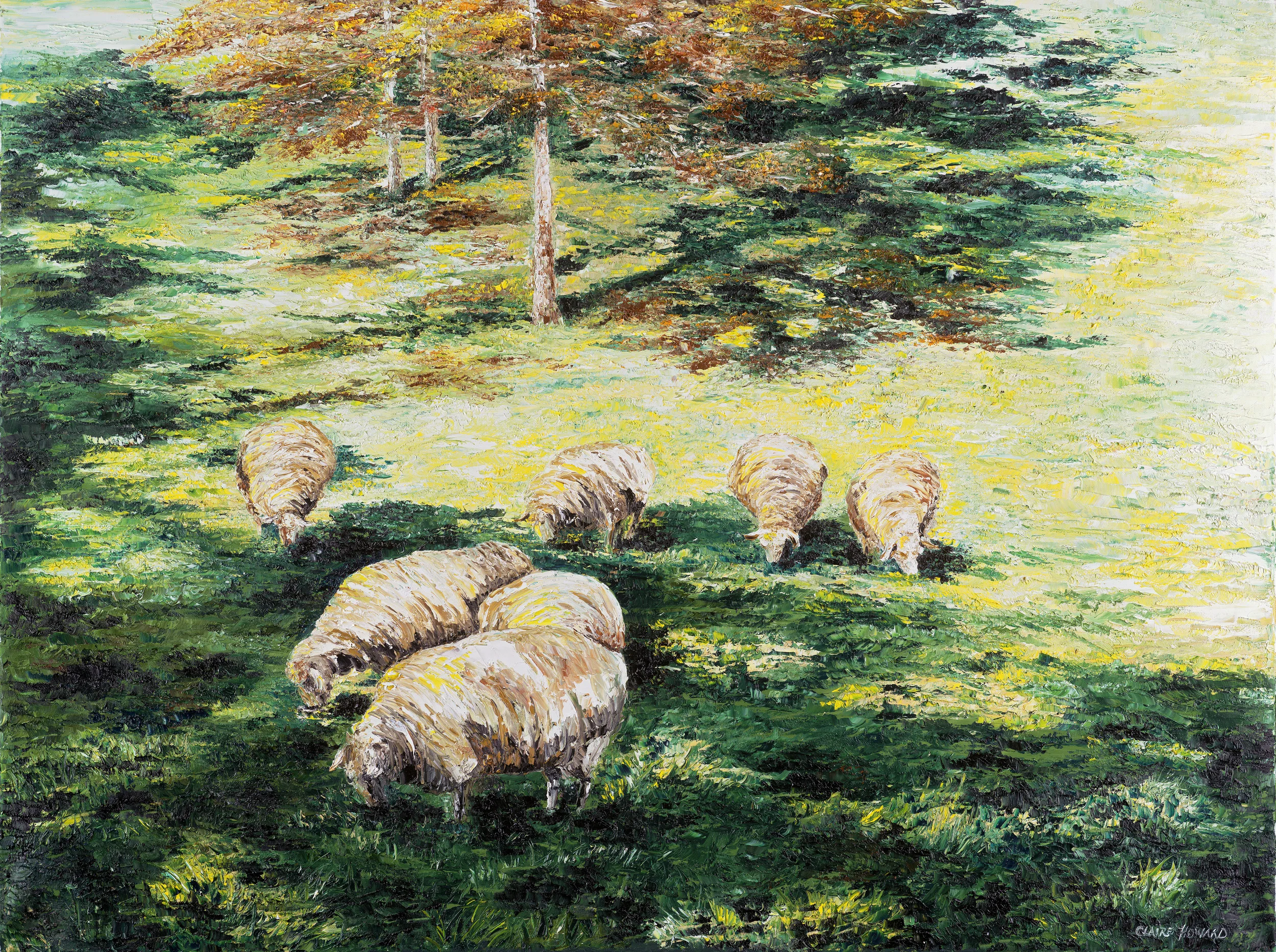 The Contentment of Good Friends, Oil 48x60