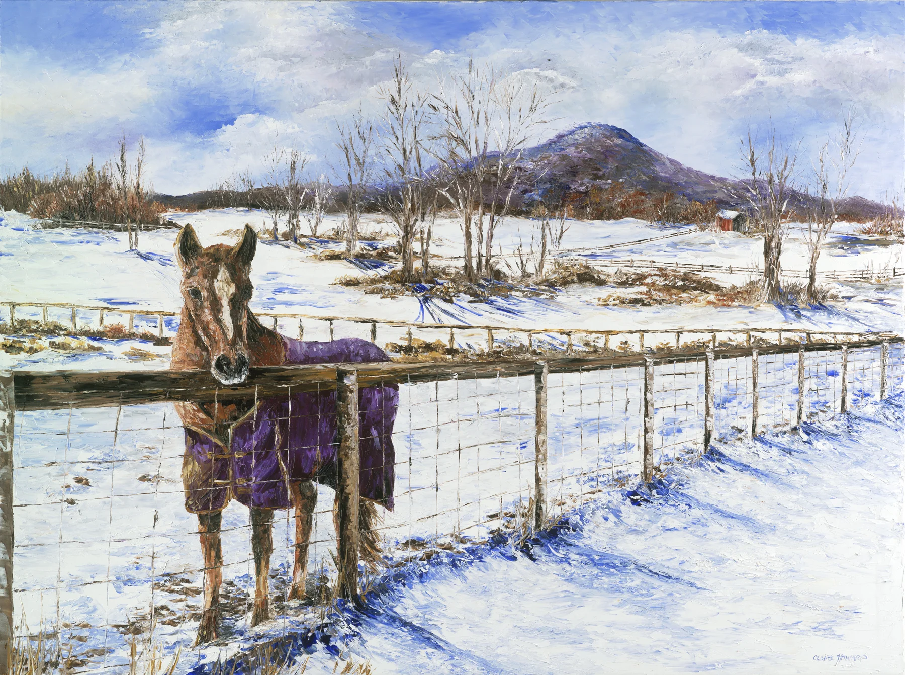 Twilight at Sugarloaf Mountain, Oil 48x60