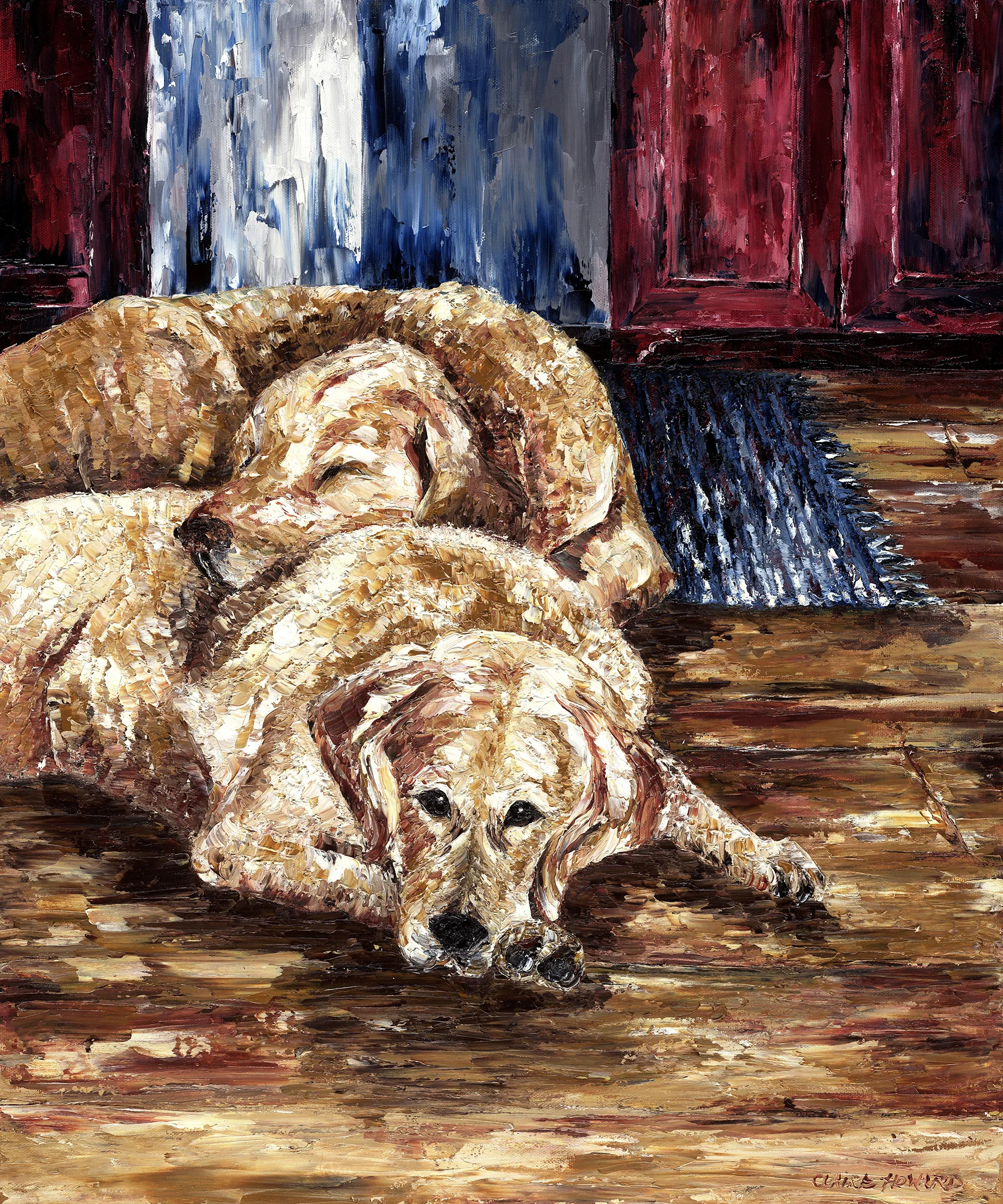 Best Friends, Oil 24x30