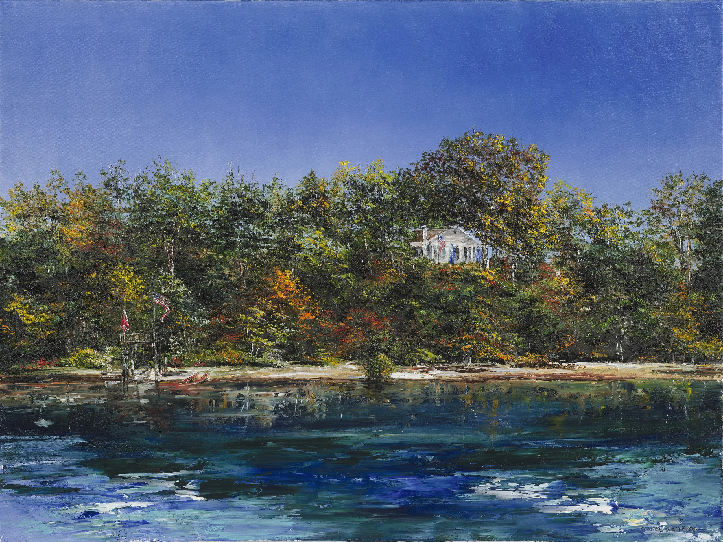 Autumn at Turtle Watch, Oil 30x40
