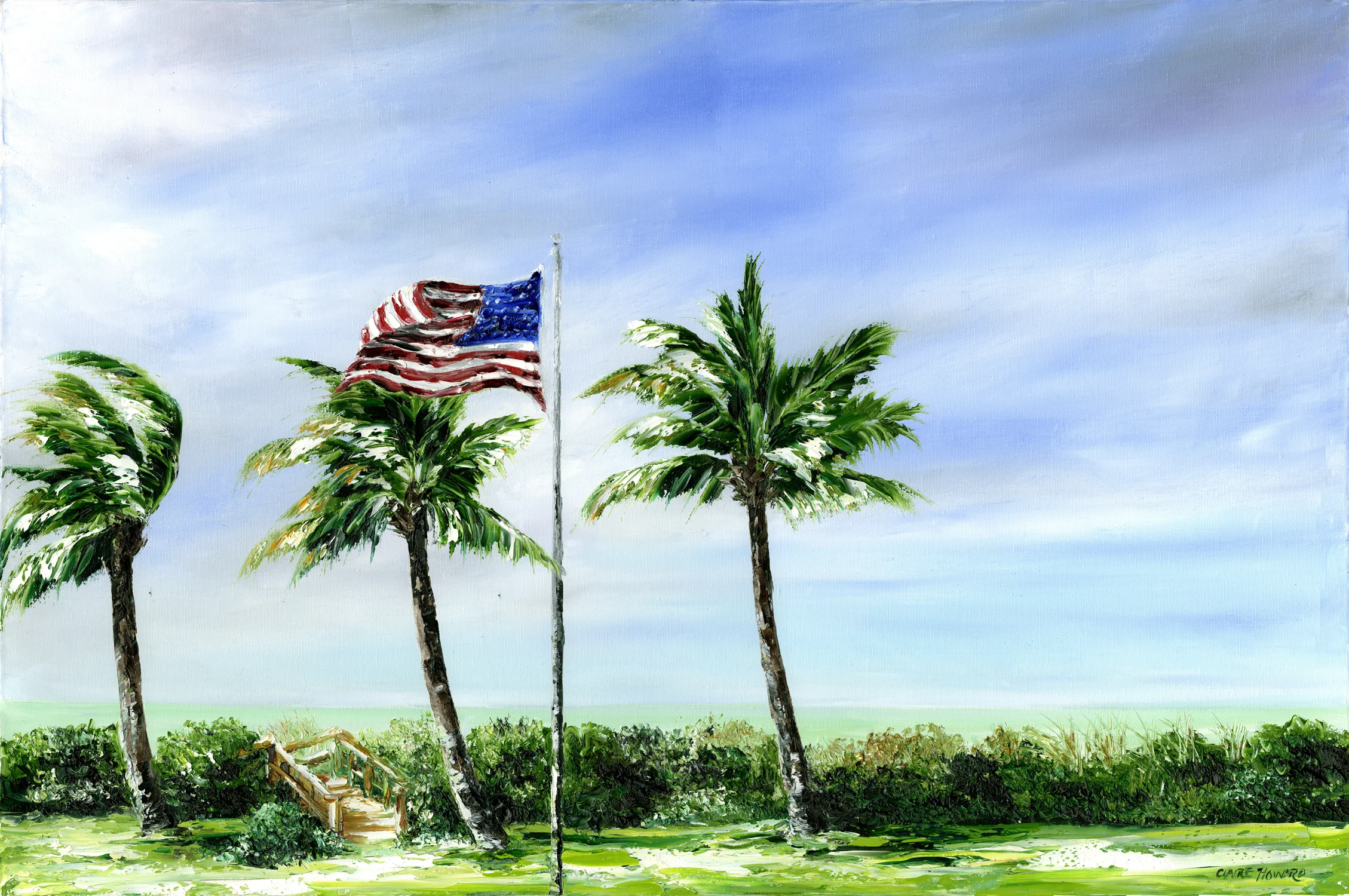 Florida Breezes, Oil 20x24