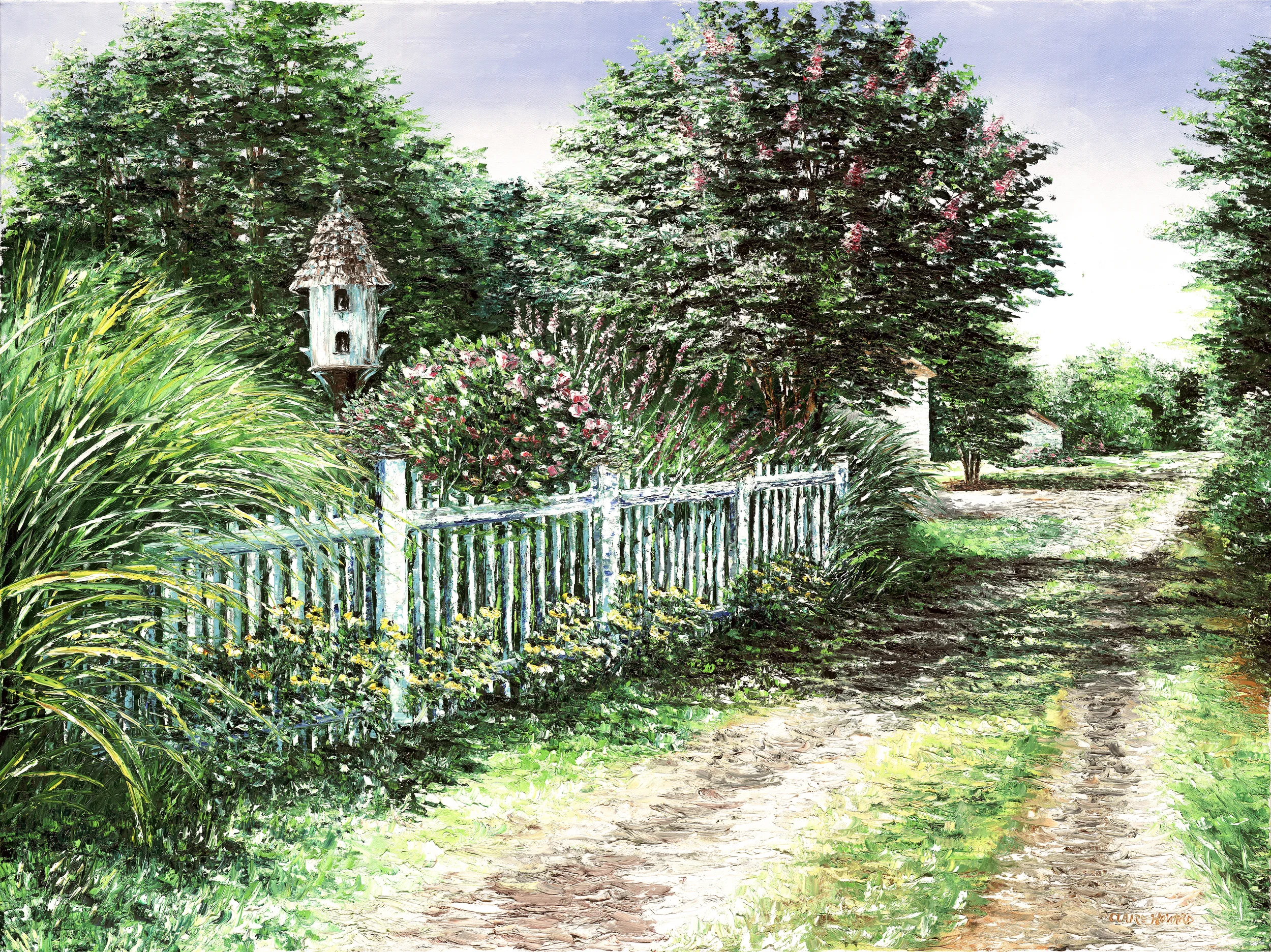 Cottage Garden, Oil 36x48