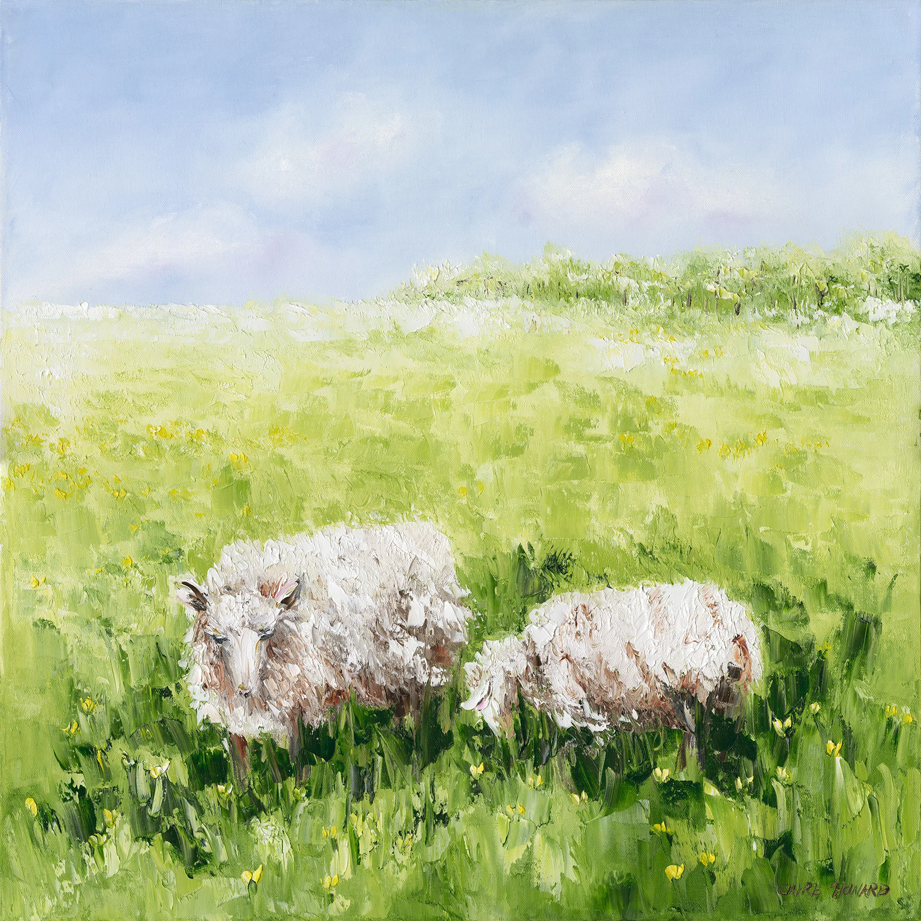 Sweet Friends, Oil 24x24