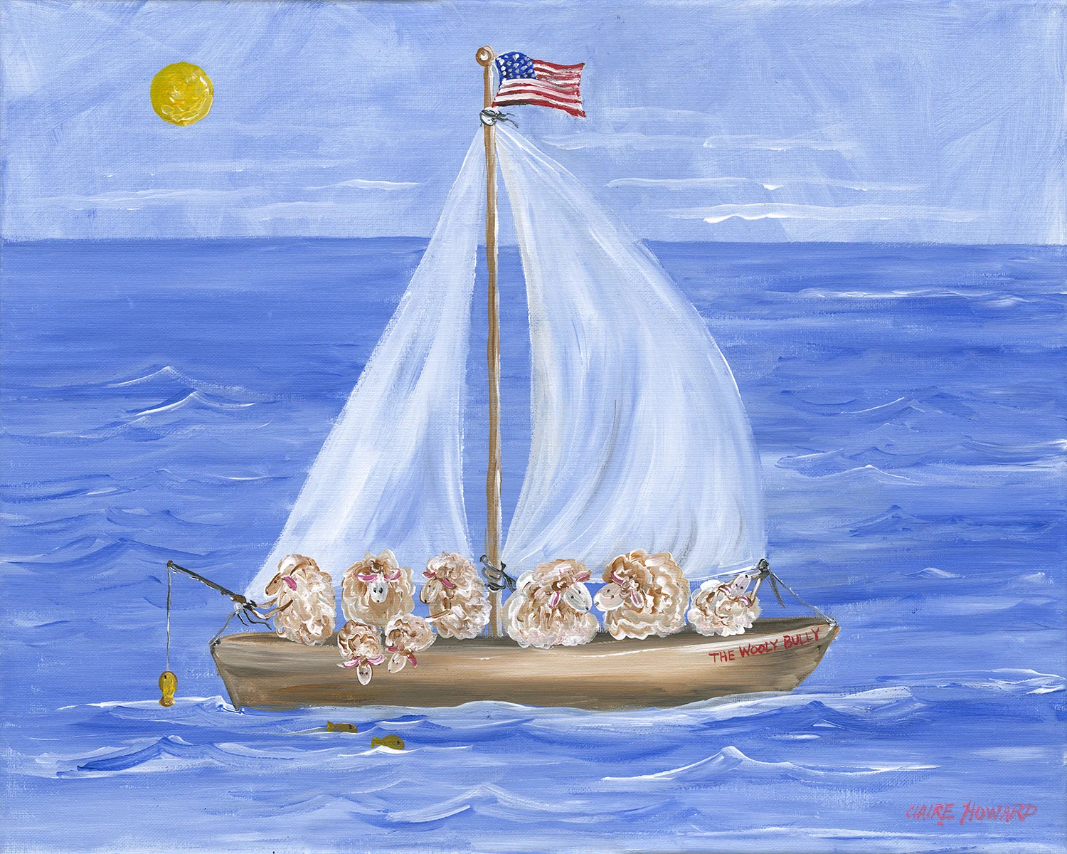 Wooly Bully, Acrylic 9 x 11